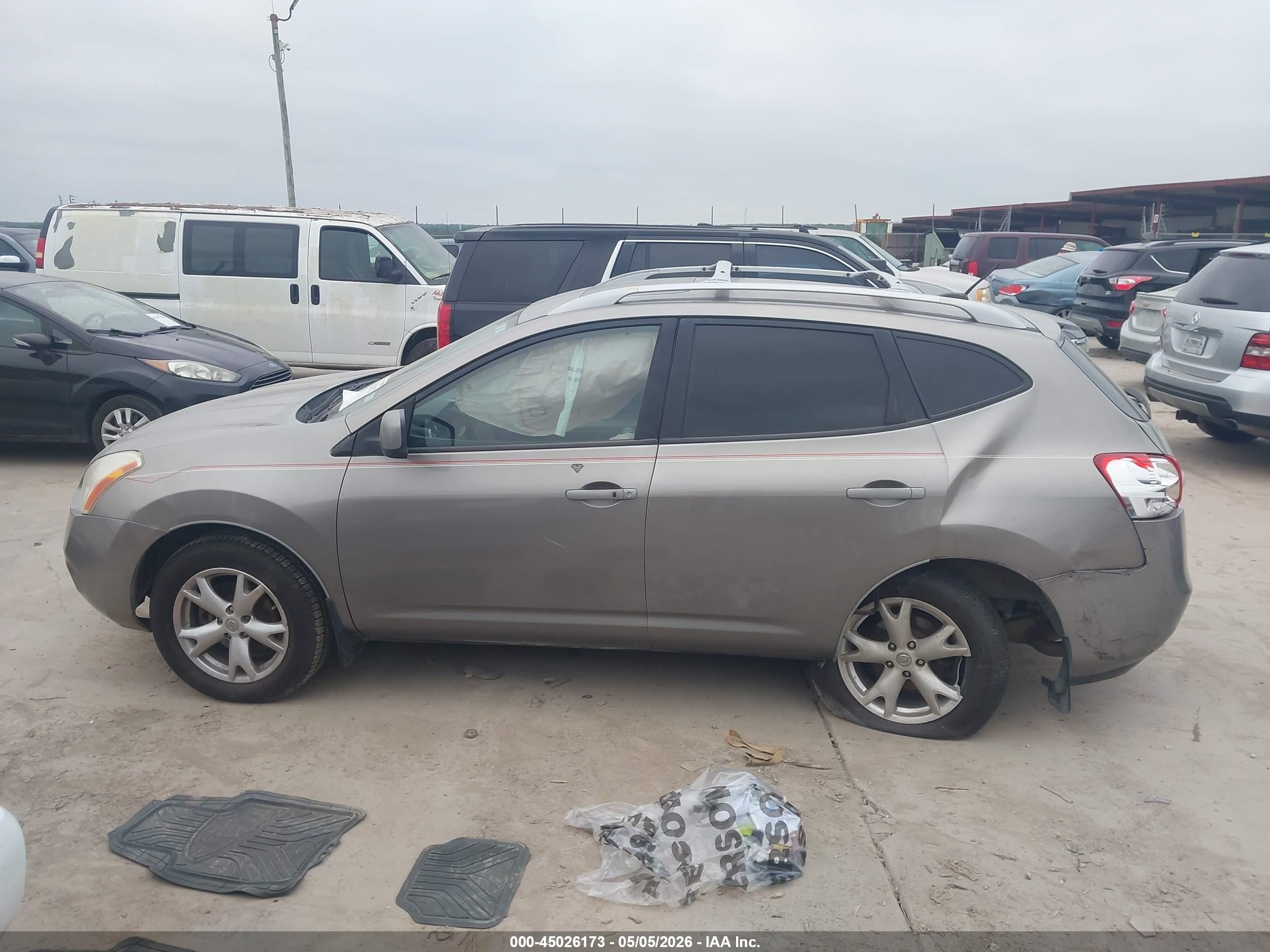 2009 Nissan Rogue Sl Beige vin: JN8AS58T19W328617