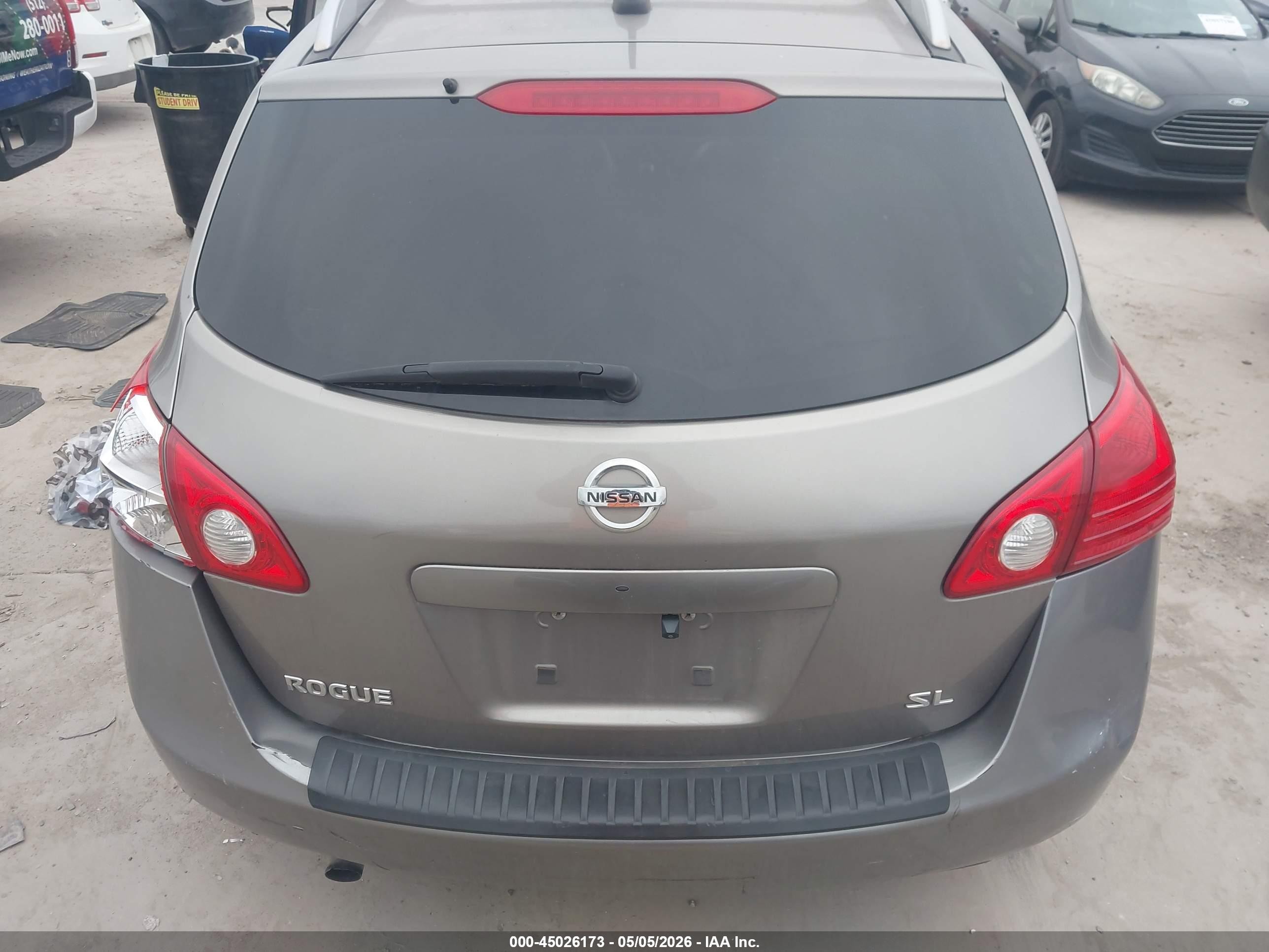 2009 Nissan Rogue Sl Beige vin: JN8AS58T19W328617