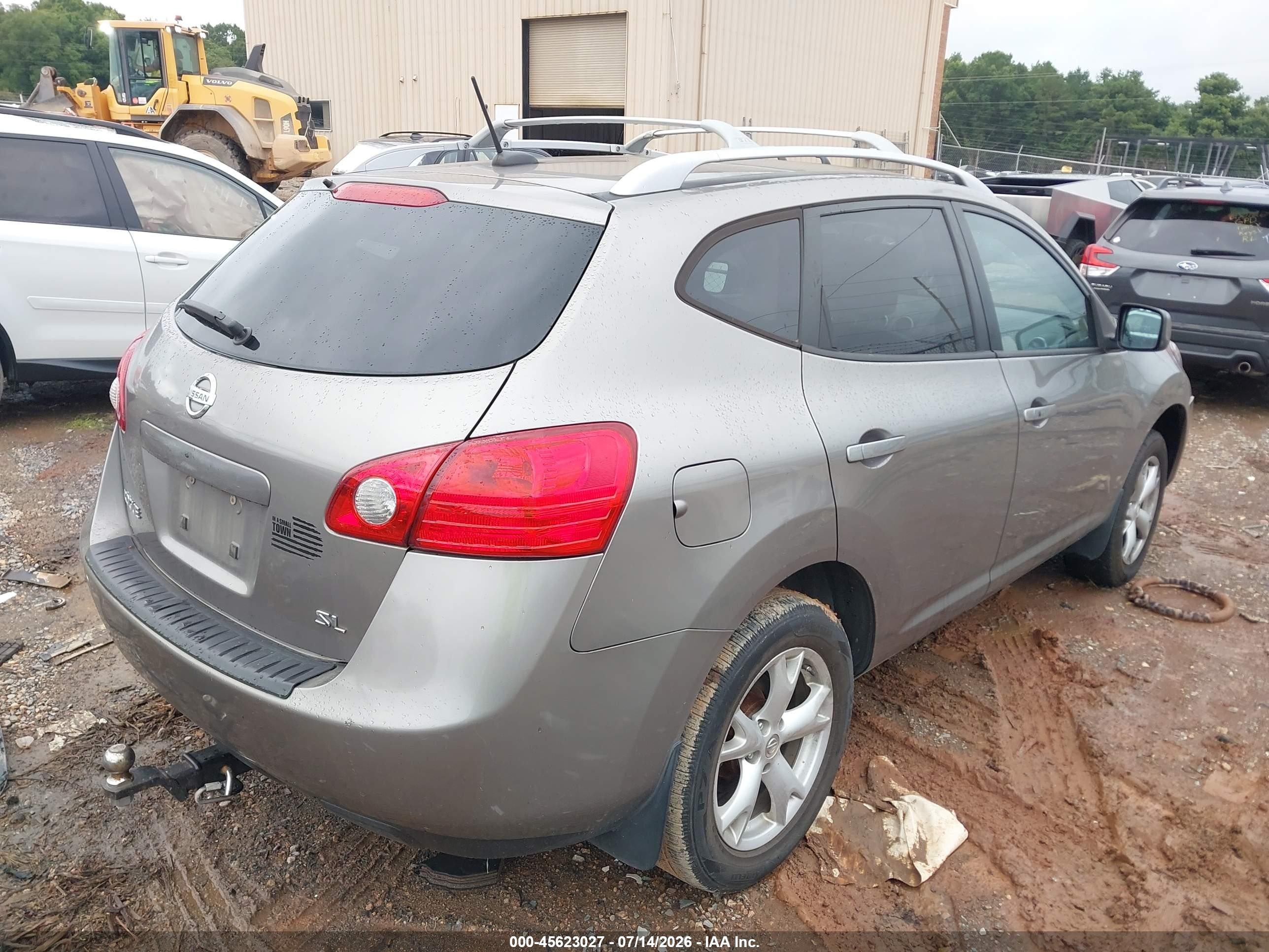 2009 Nissan Rogue Sl Gray vin: JN8AS58T19W329959