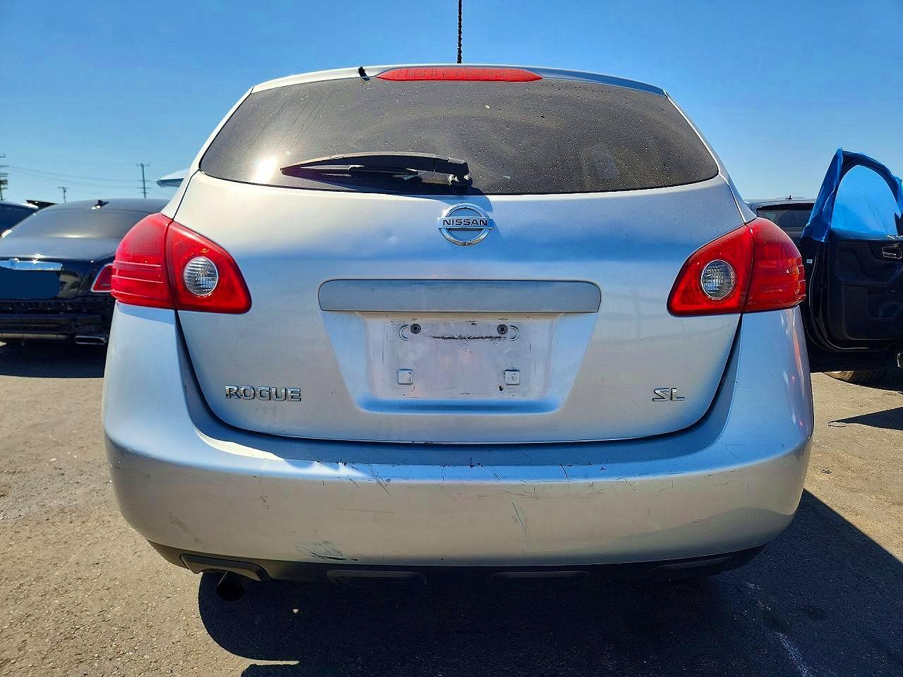 2008 Nissan Rogue S Silver vin: JN8AS58T28W004381
