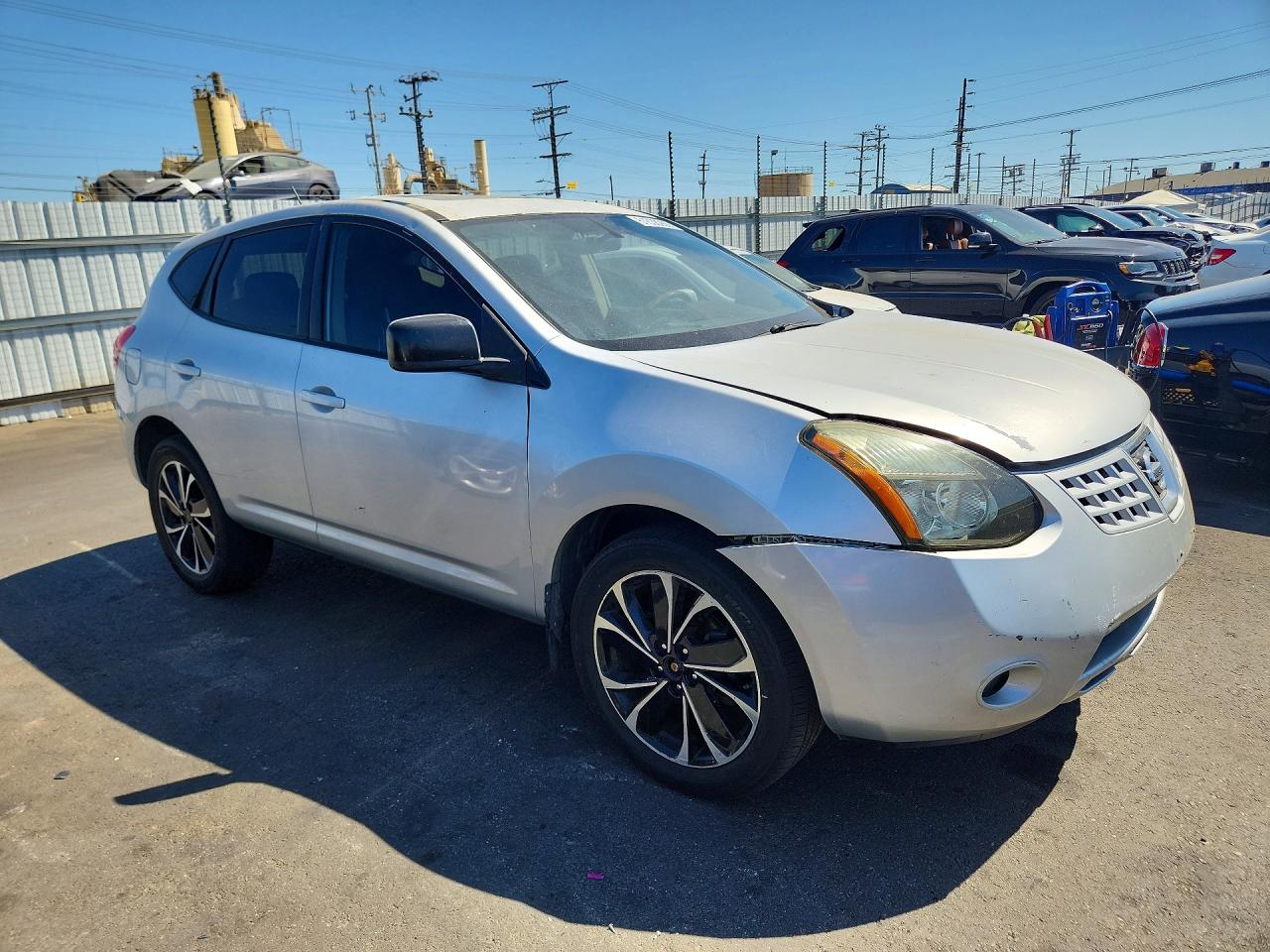 2008 Nissan Rogue S Silver vin: JN8AS58T28W004381