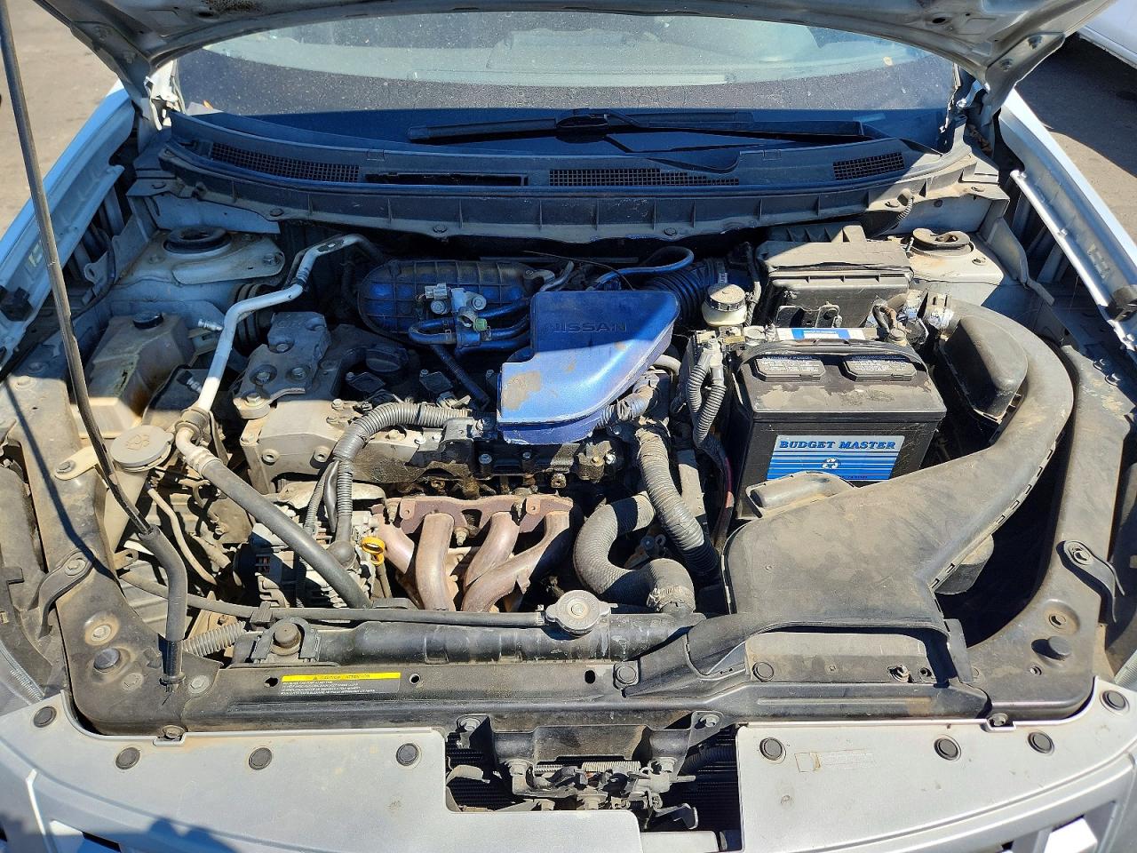 2008 Nissan Rogue S Silver vin: JN8AS58T28W004381