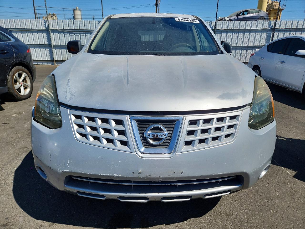 2008 Nissan Rogue S Silver vin: JN8AS58T28W004381