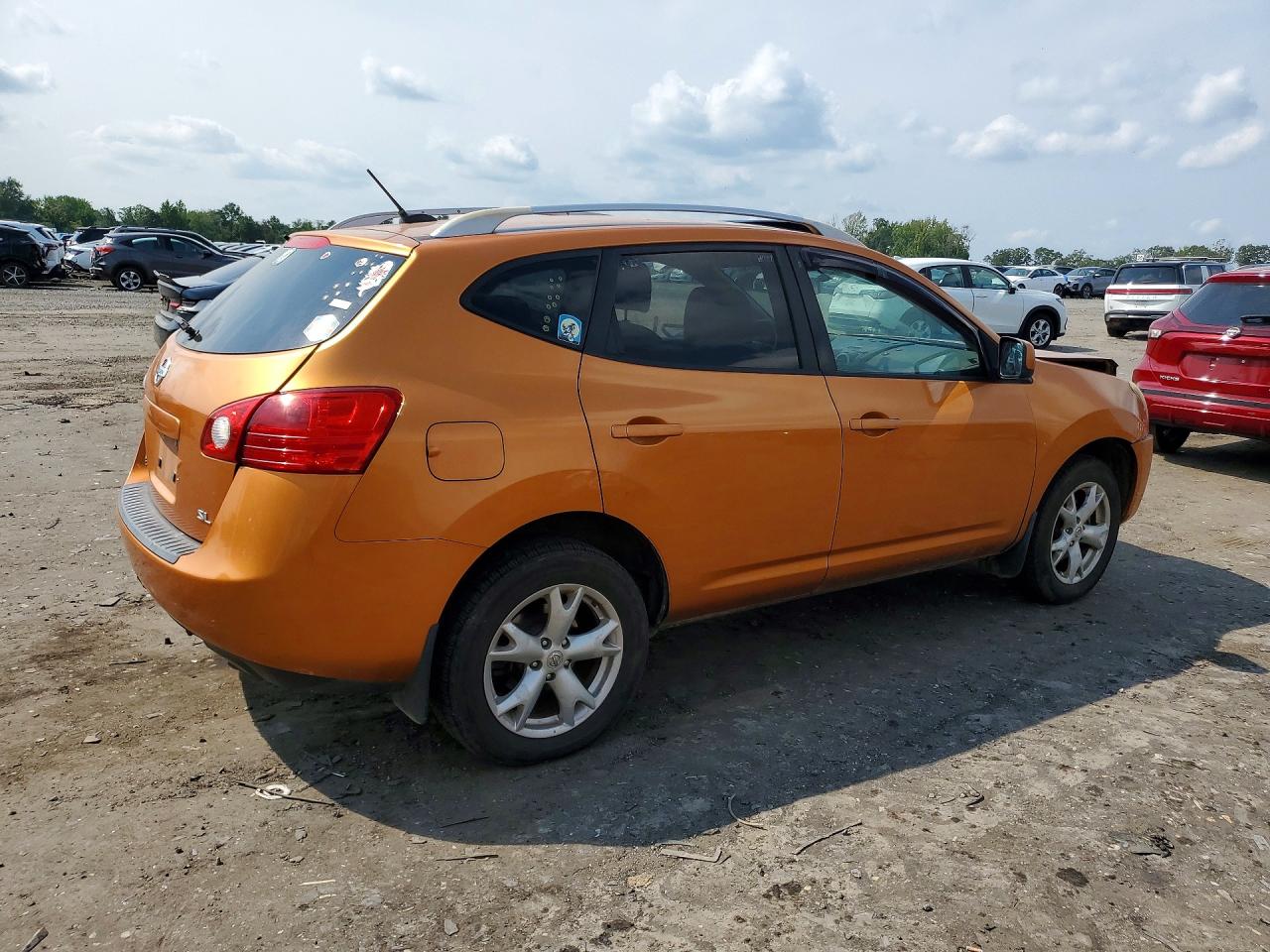 2008 Nissan Rogue S Orange vin: JN8AS58T28W008950