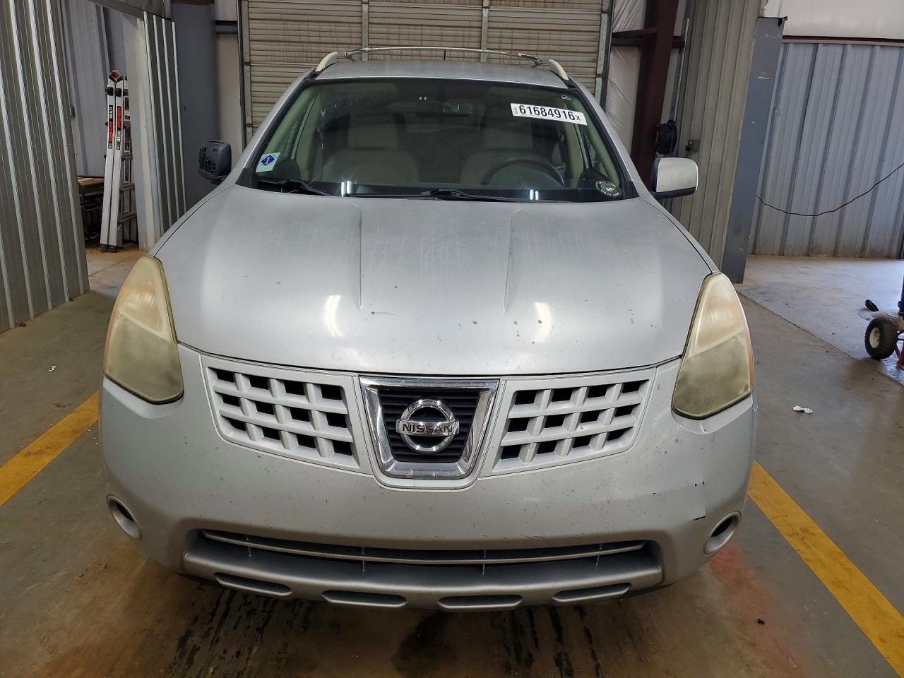 2008 Nissan Rogue S Silver vin: JN8AS58T28W013436