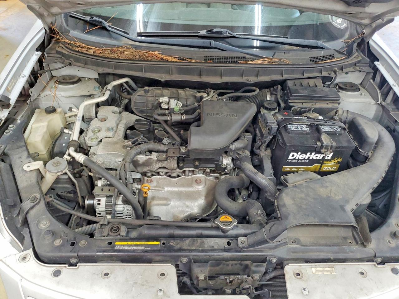 2008 Nissan Rogue S Silver vin: JN8AS58T28W013436