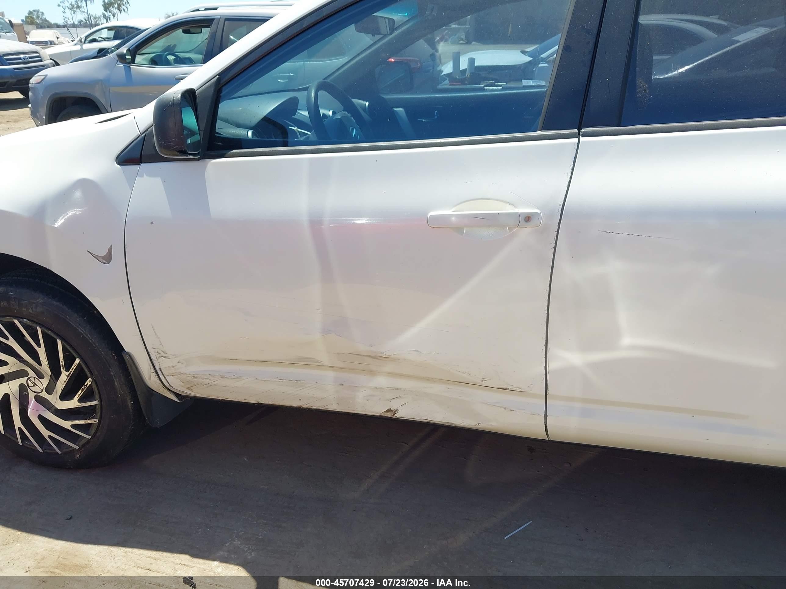 2008 Nissan Rogue S White vin: JN8AS58T28W014313