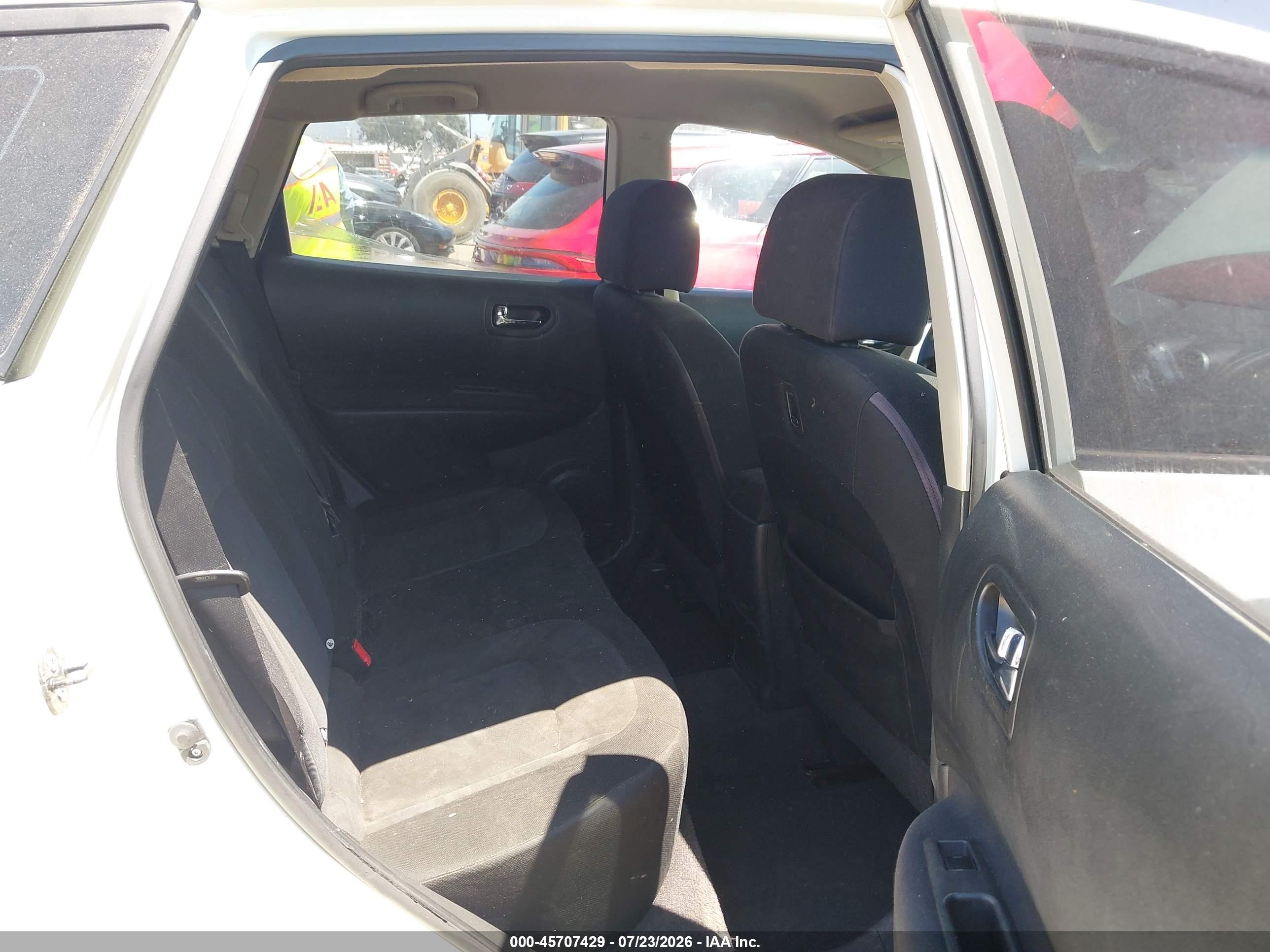 2008 Nissan Rogue S White vin: JN8AS58T28W014313