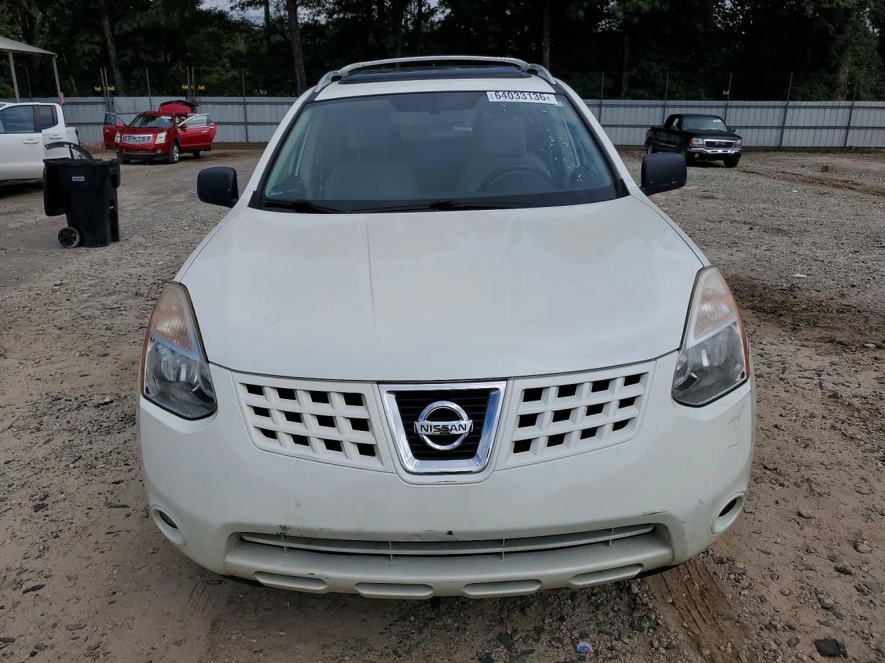 2008 Nissan Rogue S Белый vin: JN8AS58T28W016143