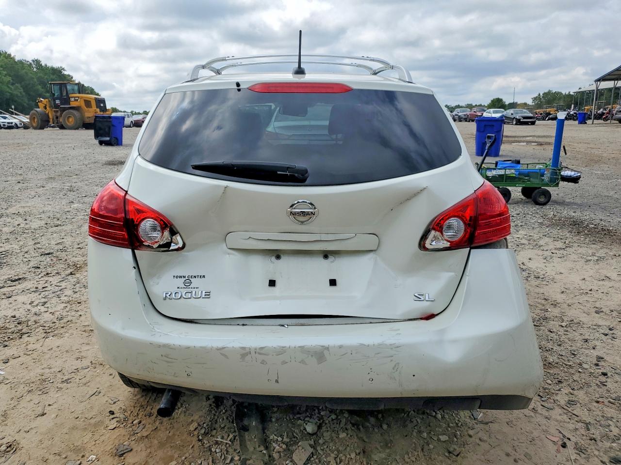 2008 Nissan Rogue S Белый vin: JN8AS58T28W016143
