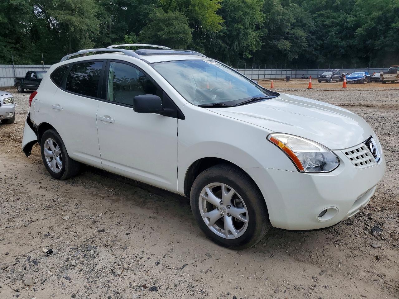 2008 Nissan Rogue S Белый vin: JN8AS58T28W016143