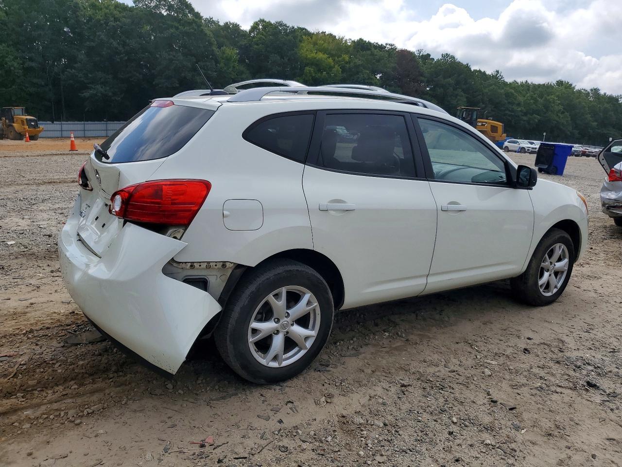 2008 Nissan Rogue S Белый vin: JN8AS58T28W016143