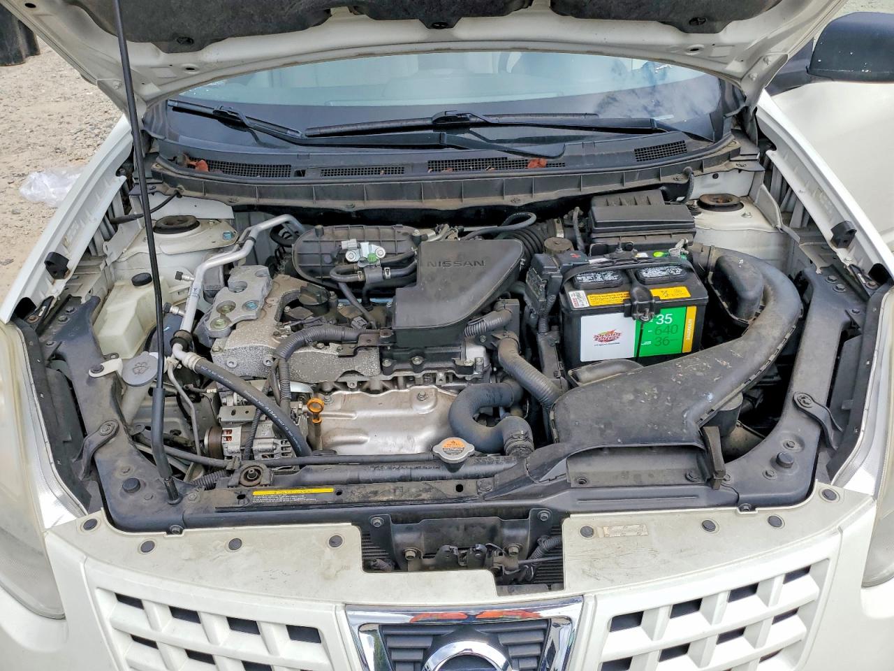 2008 Nissan Rogue S Белый vin: JN8AS58T28W016143
