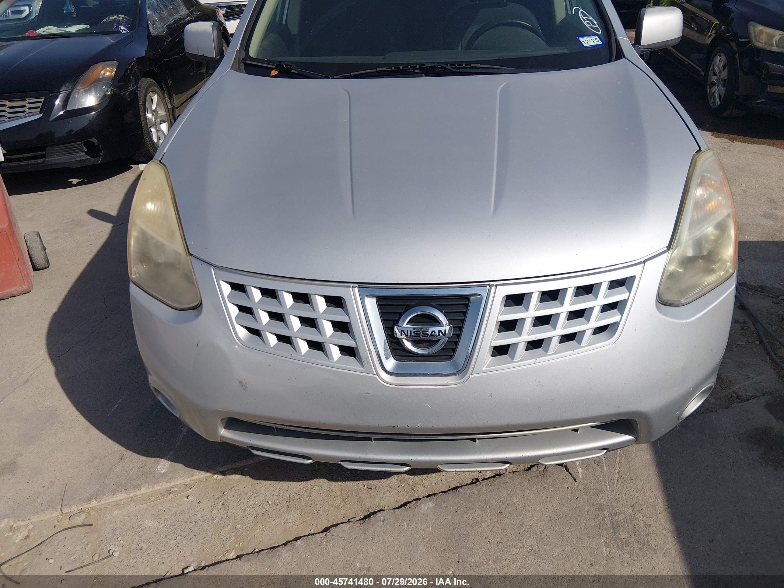 2008 Nissan Rogue Sl Gray vin: JN8AS58T28W019771