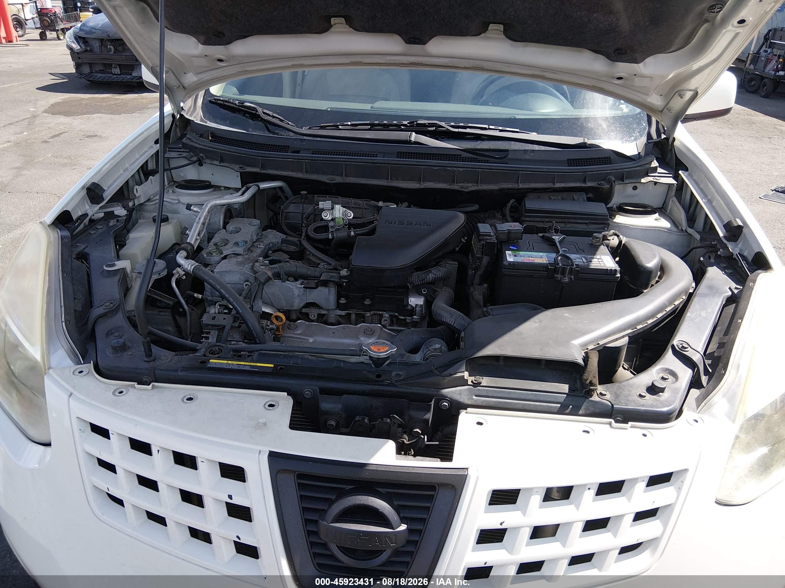 2009 Nissan Rogue Sl White vin: JN8AS58T29W046342