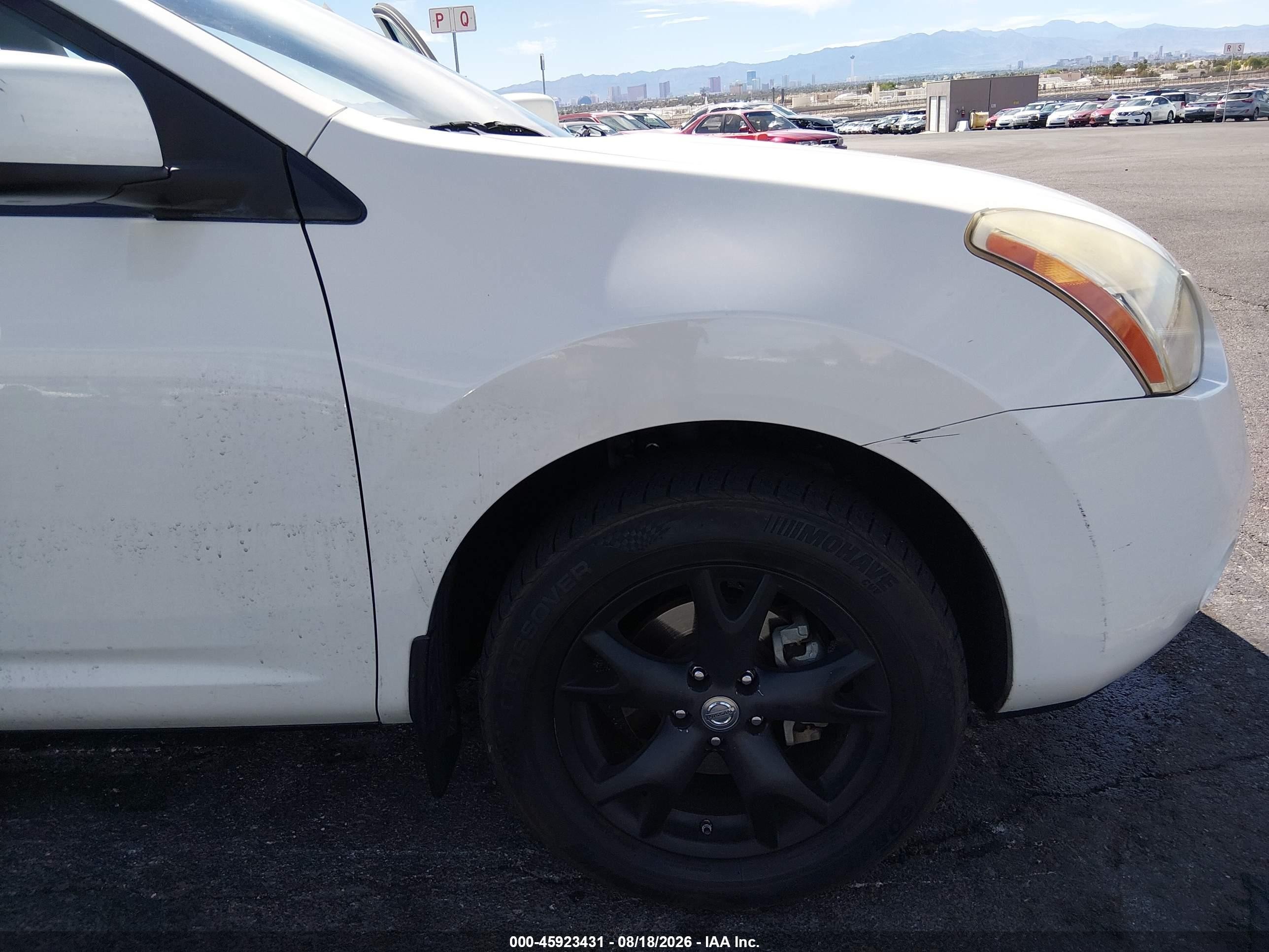 2009 Nissan Rogue Sl White vin: JN8AS58T29W046342