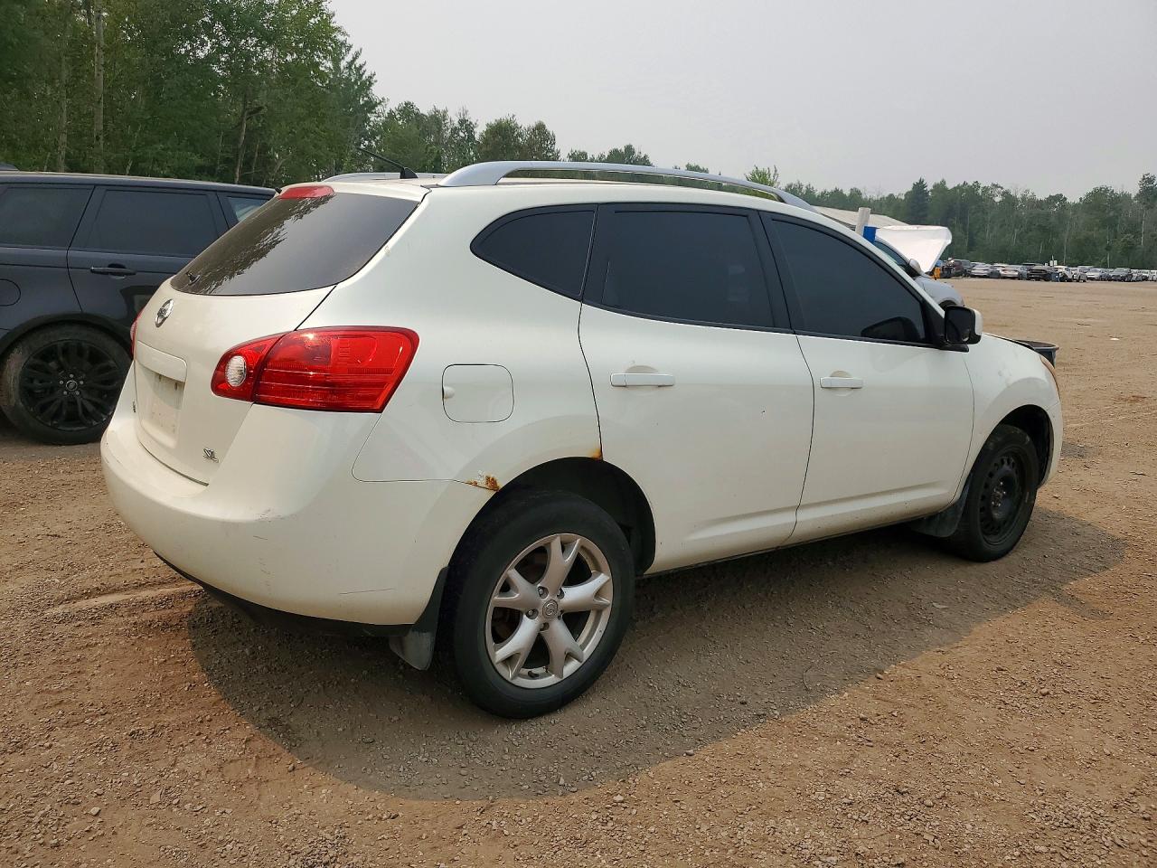 2009 Nissan Rogue S White vin: JN8AS58T29W049984