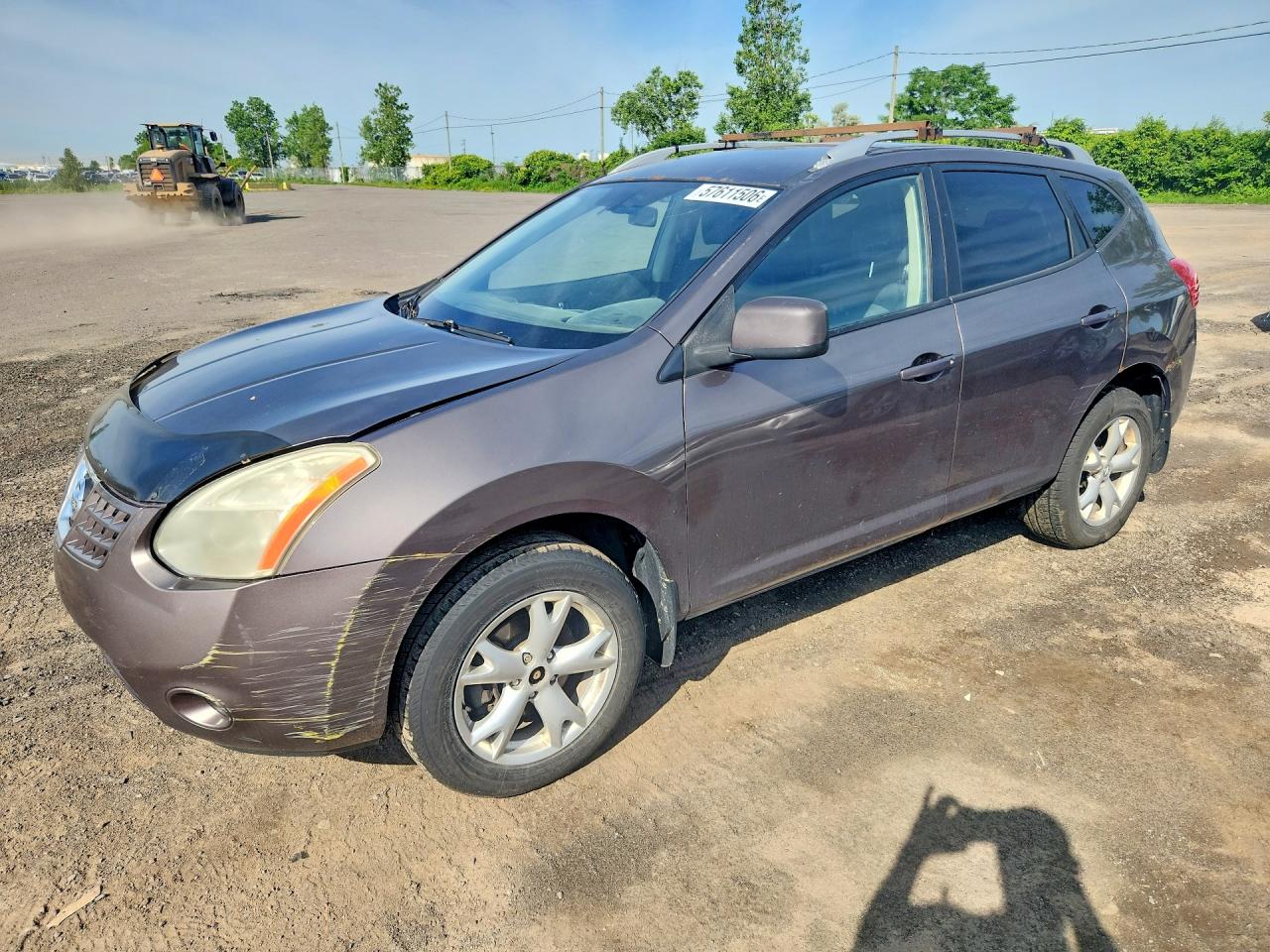 2009 Nissan Rogue S Gray vin: JN8AS58T29W050195