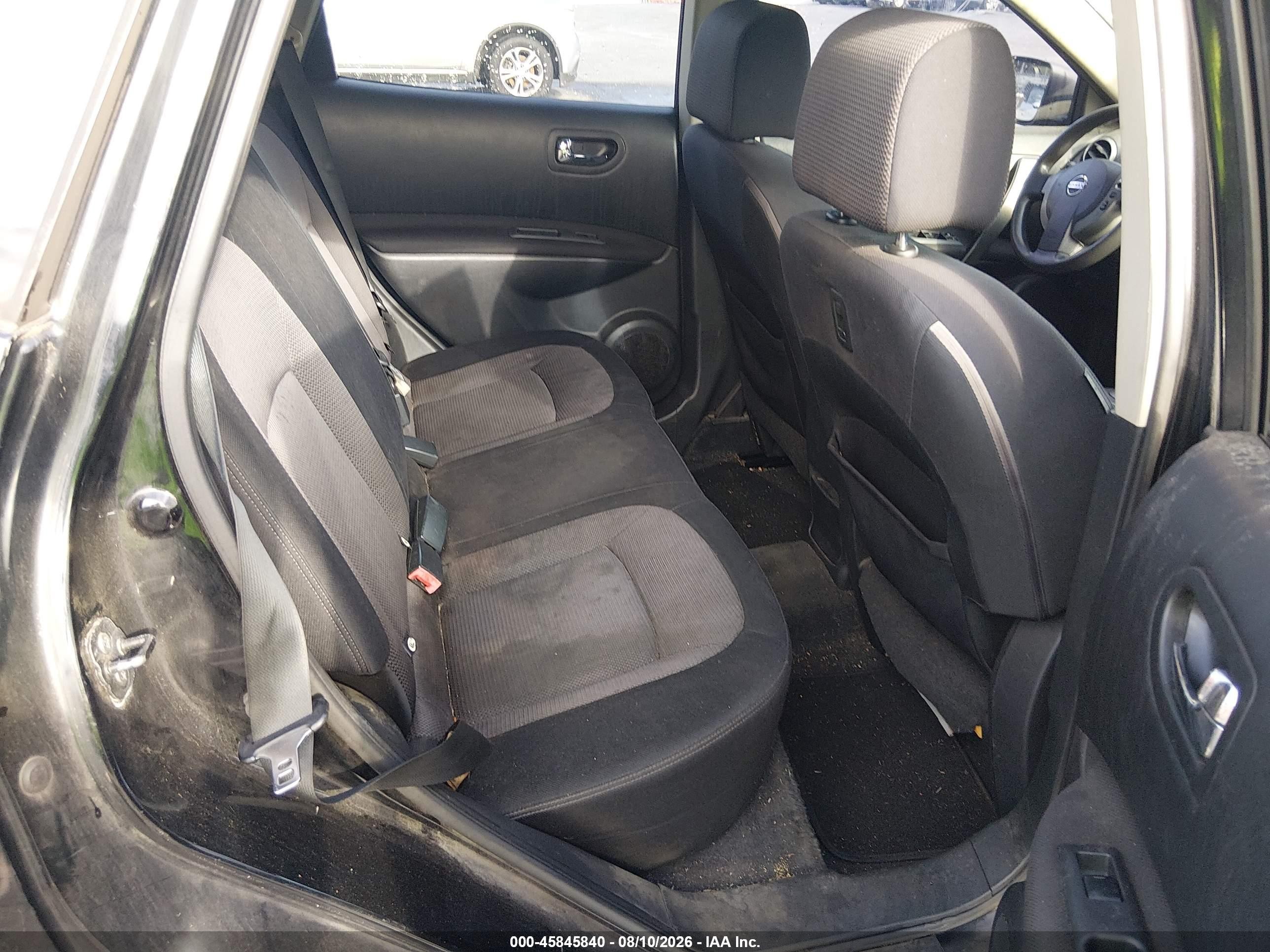 2009 Nissan Rogue Sl Черный vin: JN8AS58T29W058412