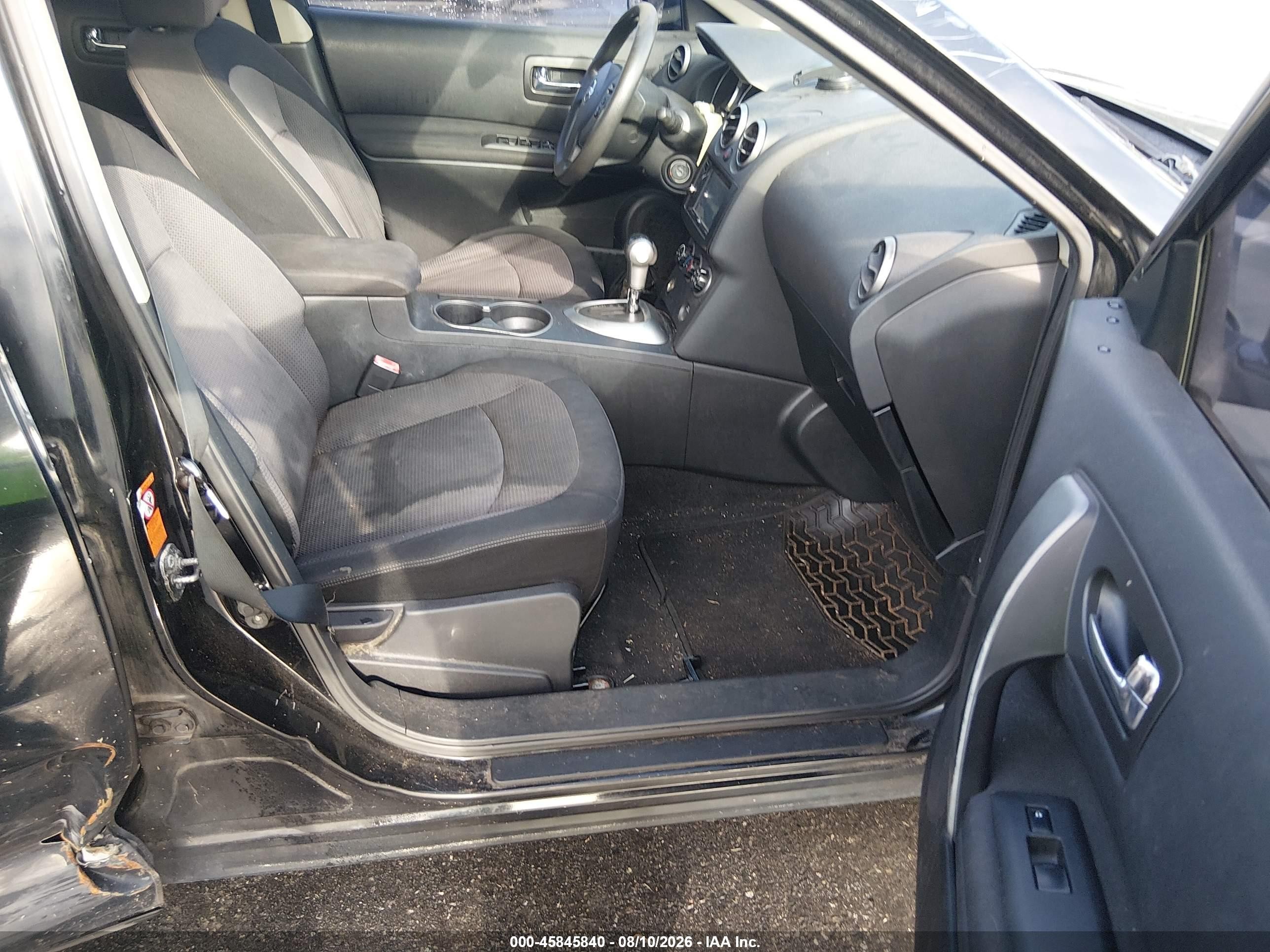 2009 Nissan Rogue Sl Черный vin: JN8AS58T29W058412