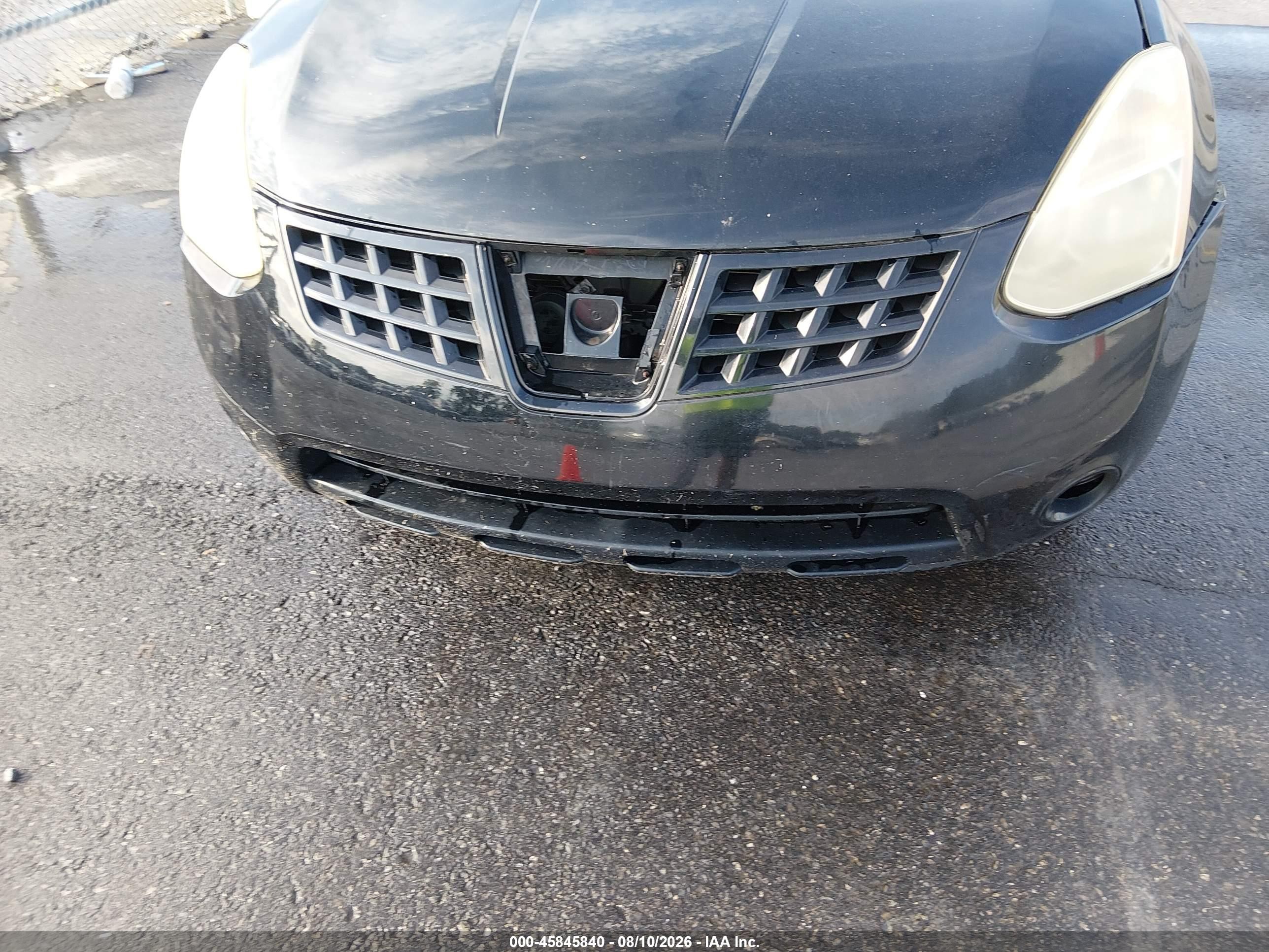 2009 Nissan Rogue Sl Черный vin: JN8AS58T29W058412