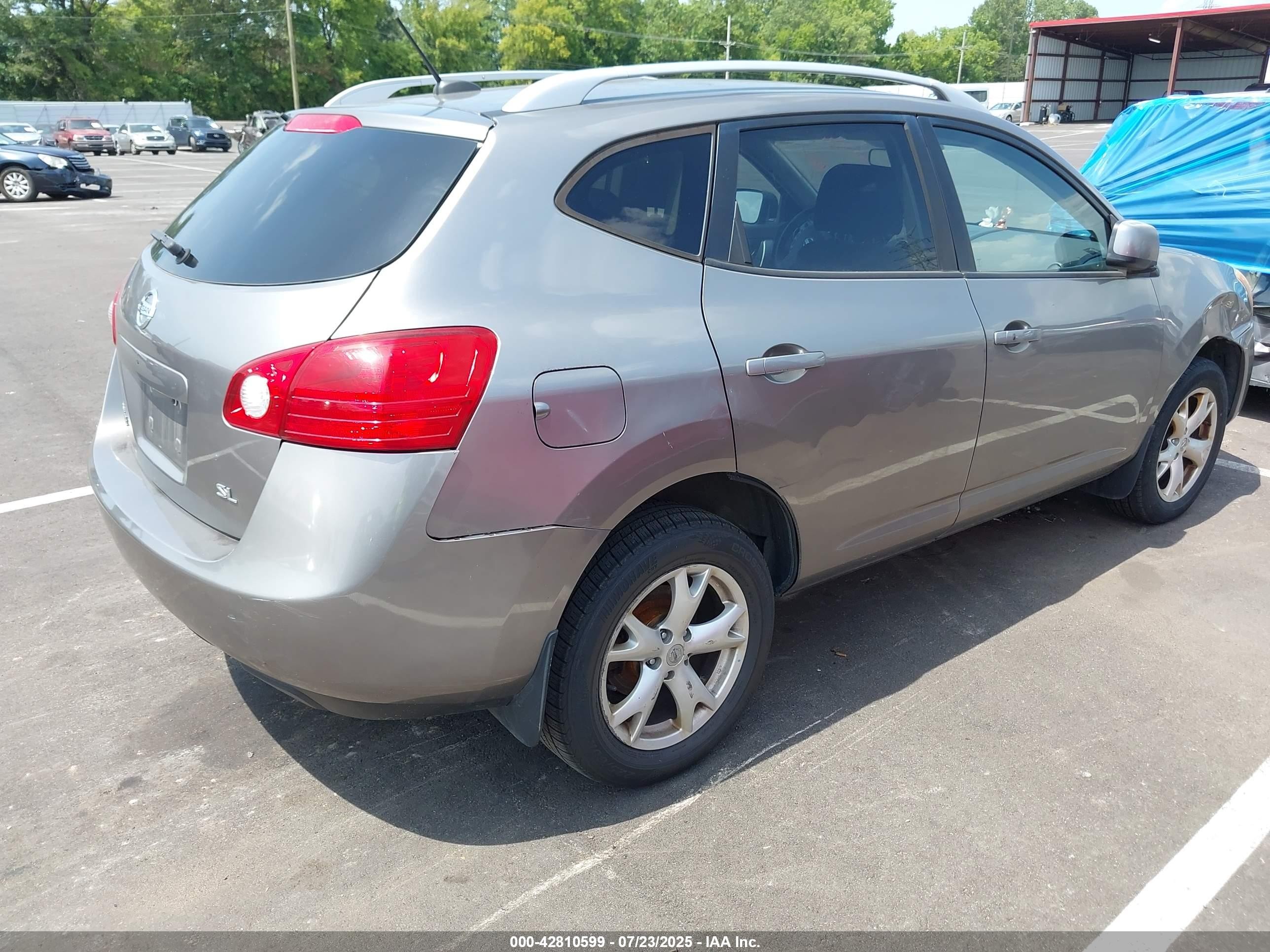 2009 Nissan Rogue Sl Champagne vin: JN8AS58T29W060273