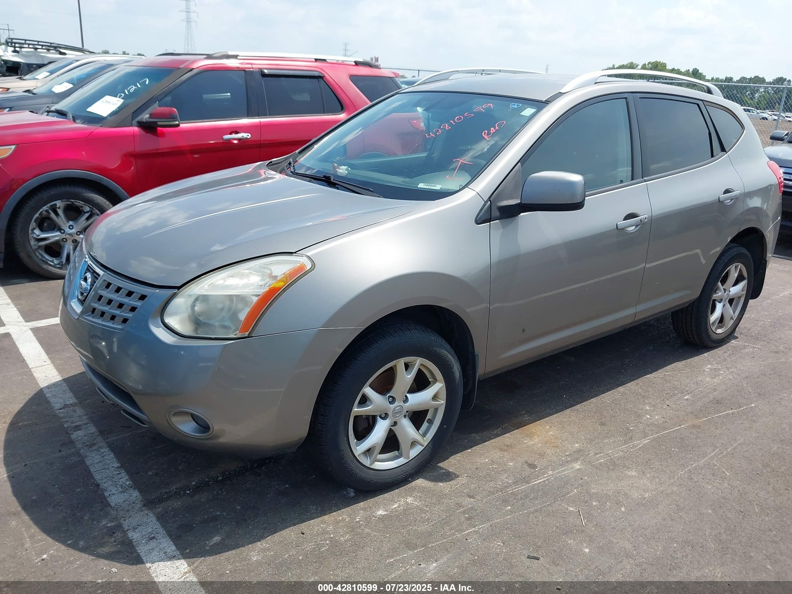 2009 Nissan Rogue Sl Champagne vin: JN8AS58T29W060273