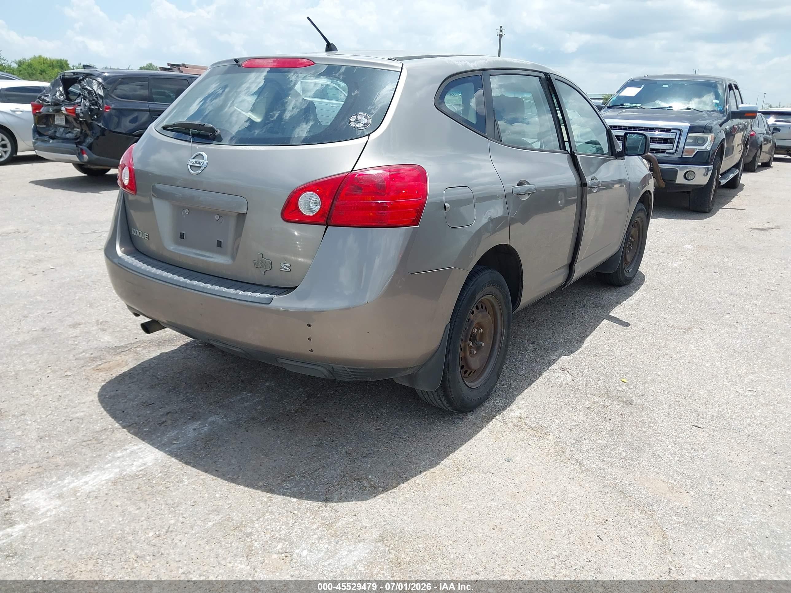 2009 Nissan Rogue S Champagne vin: JN8AS58T29W326018