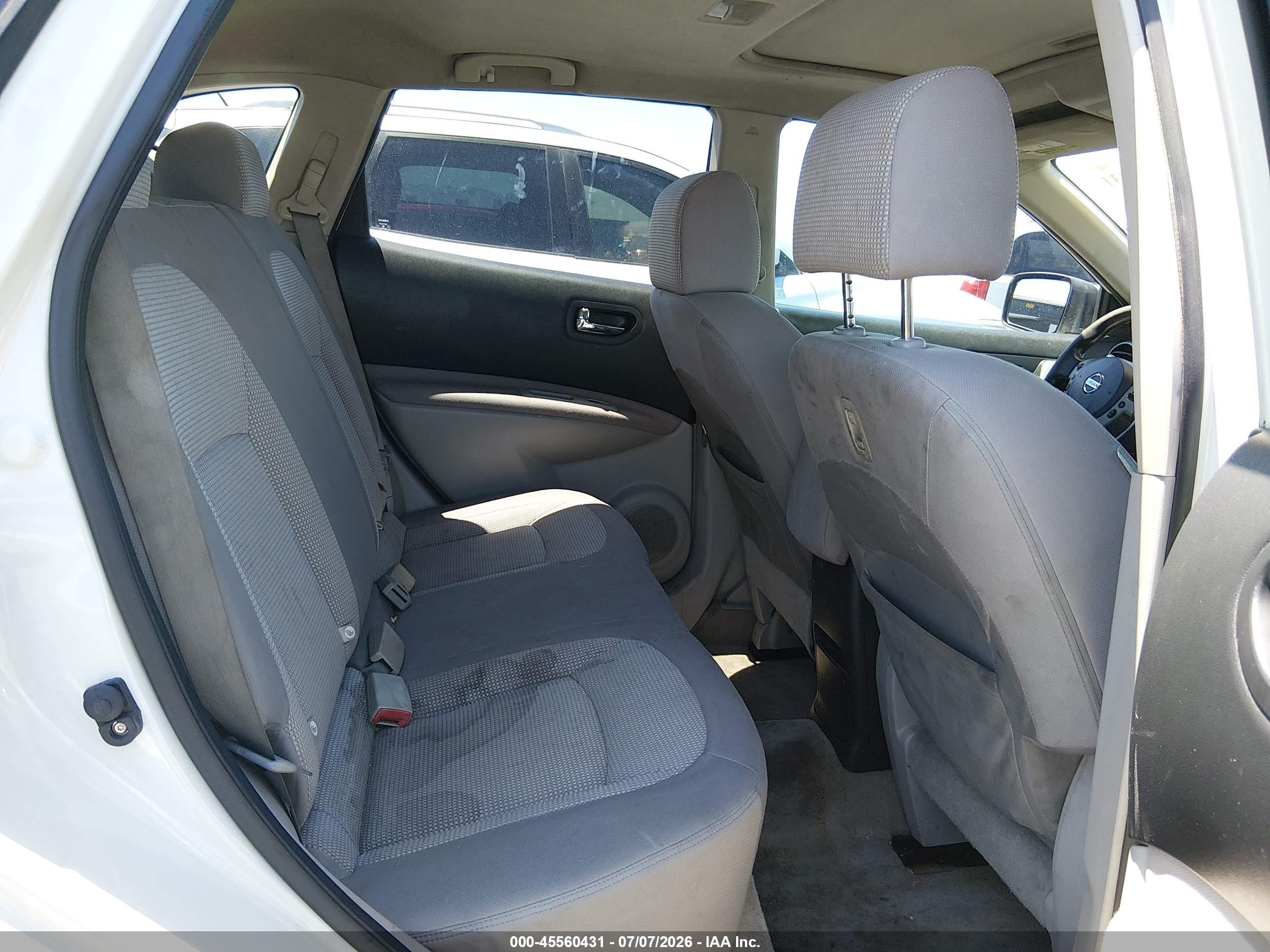 2008 Nissan Rogue Sl White vin: JN8AS58T38W014871
