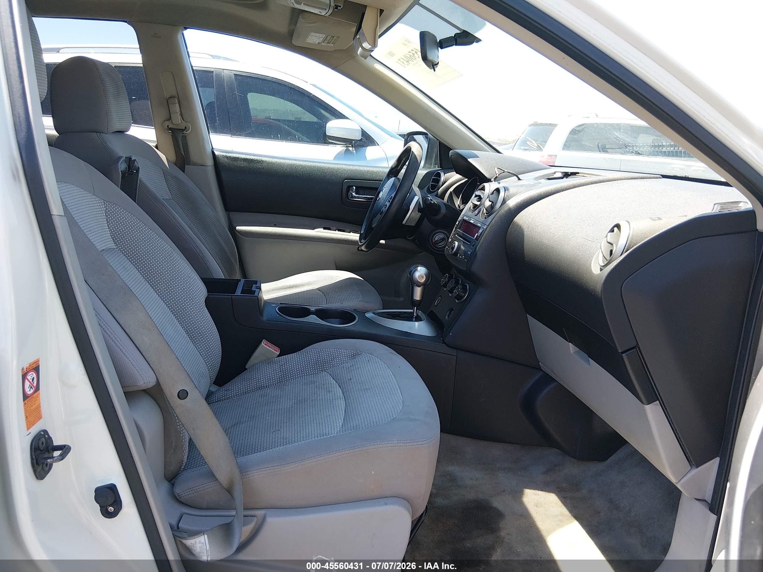 2008 Nissan Rogue Sl White vin: JN8AS58T38W014871