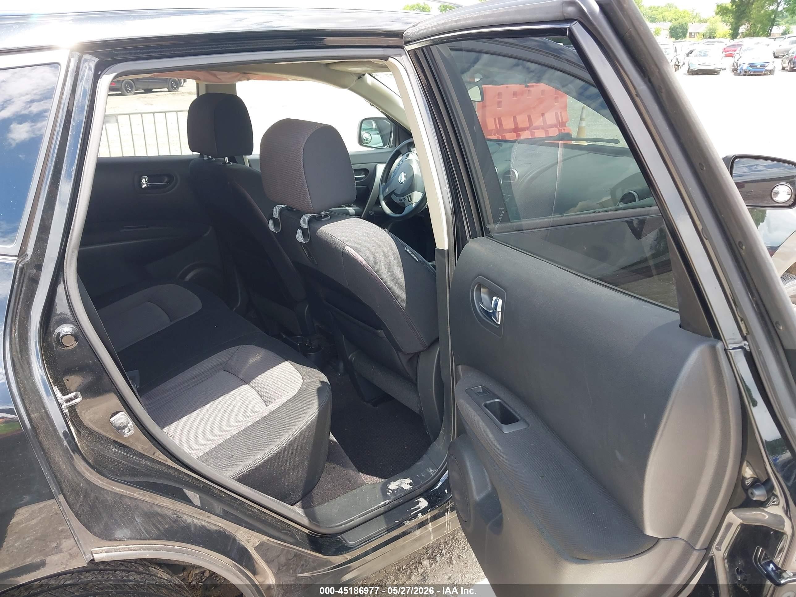 2008 Nissan Rogue Sl Black vin: JN8AS58T38W015051