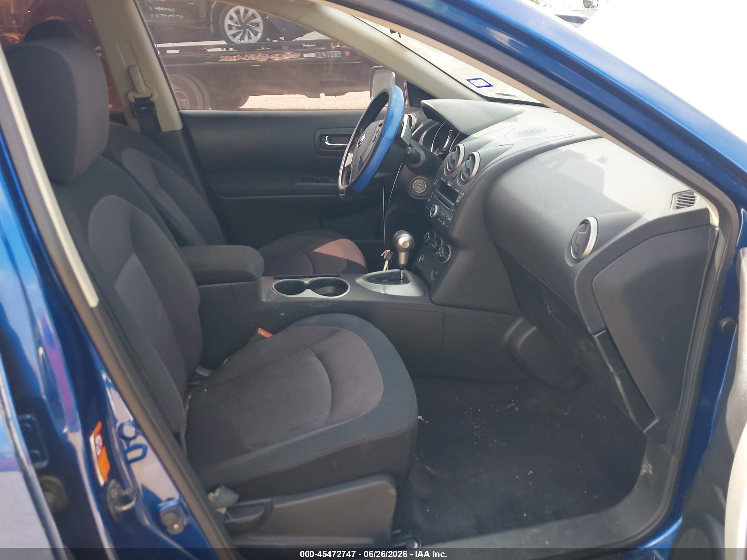 2008 Nissan Rogue Sl Blue vin: JN8AS58T38W020668