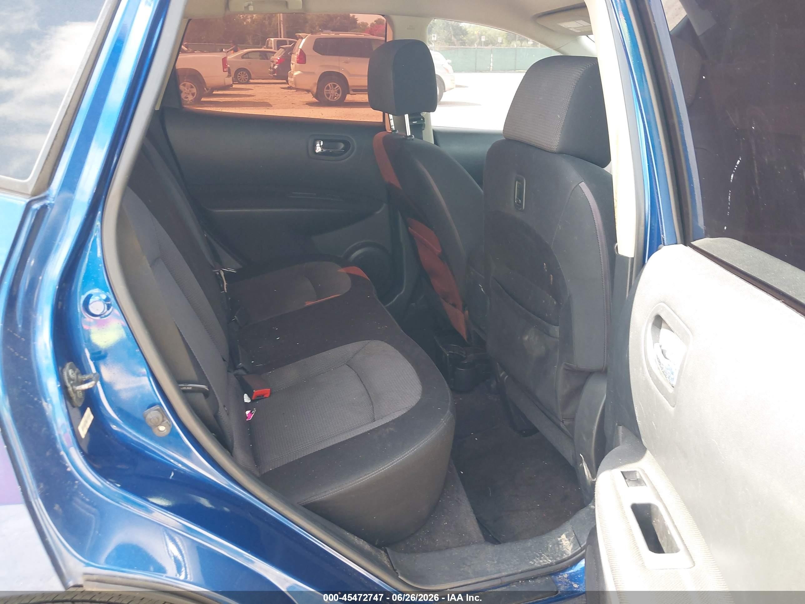2008 Nissan Rogue Sl Blue vin: JN8AS58T38W020668