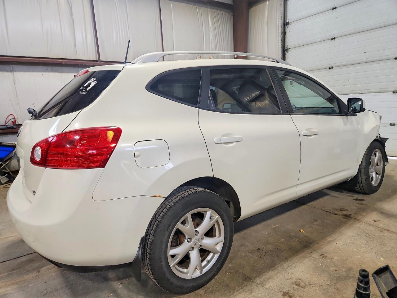 2008 Nissan Rogue S White vin: JN8AS58T38W025840