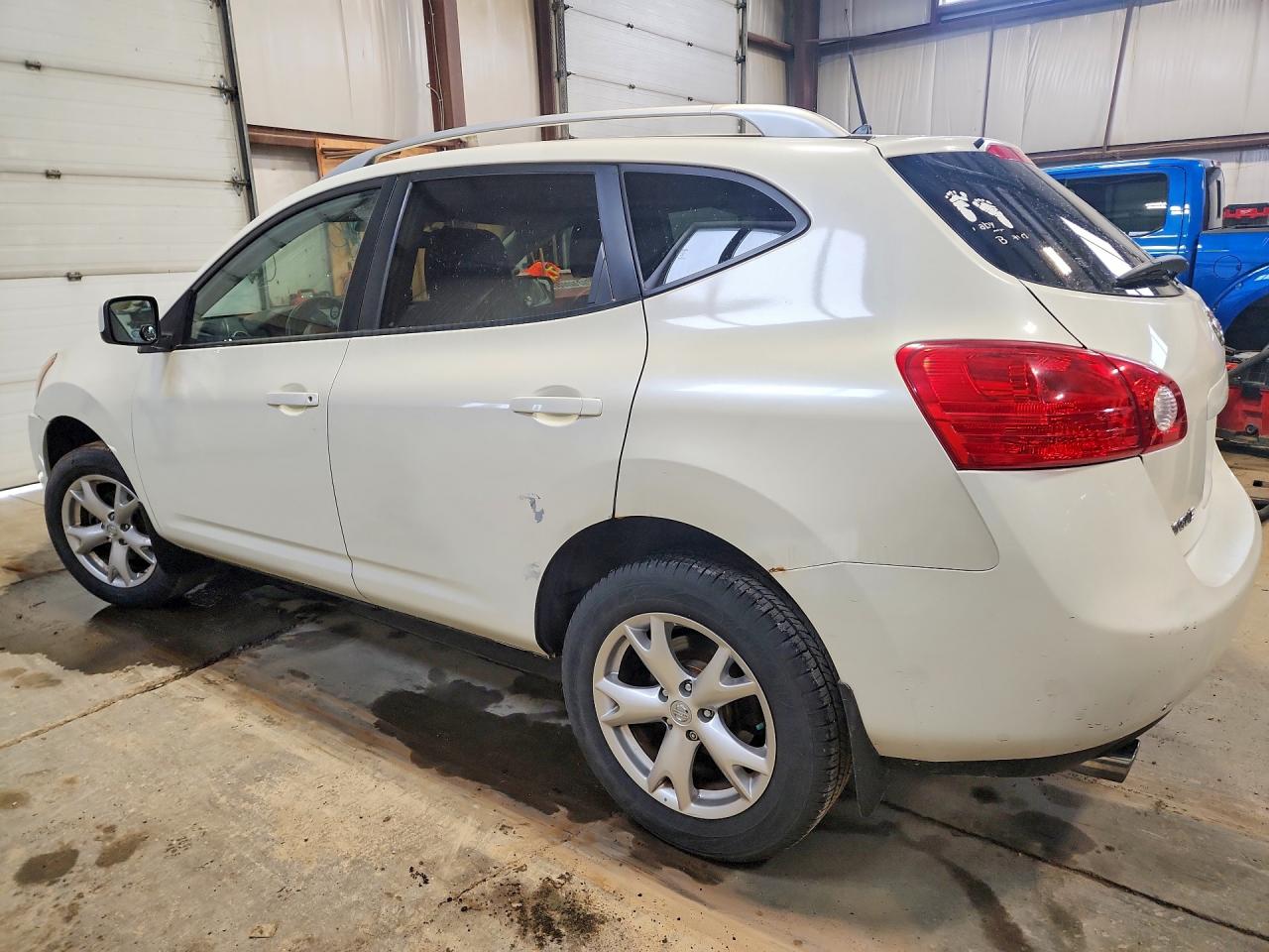 2008 Nissan Rogue S White vin: JN8AS58T38W025840