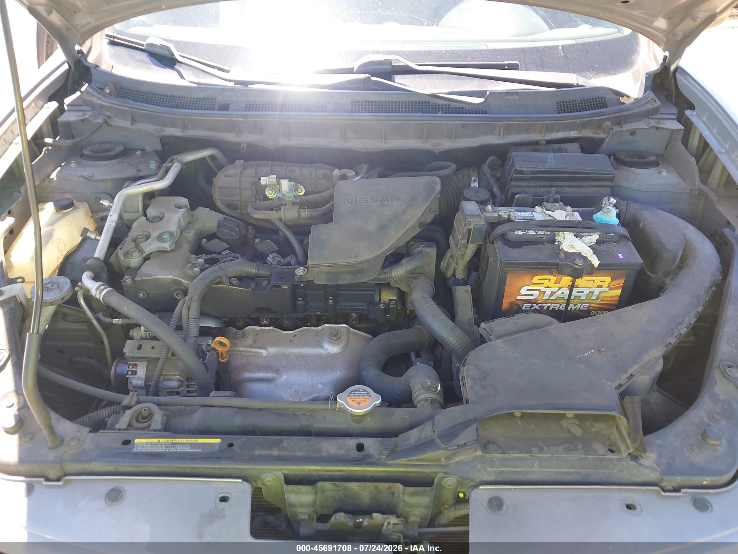 2008 Nissan Rogue Sl Gray vin: JN8AS58T38W302101