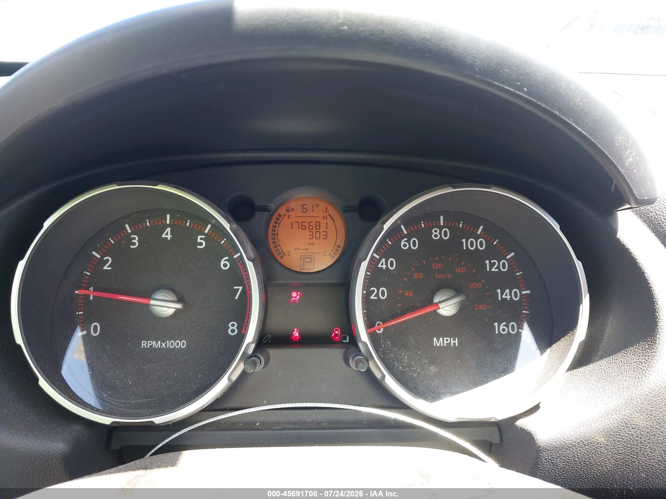 2008 Nissan Rogue Sl Gray vin: JN8AS58T38W302101