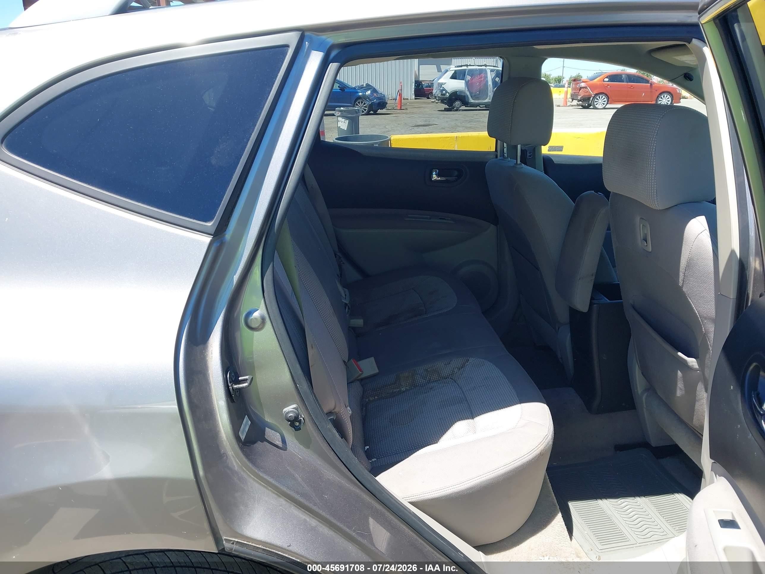 2008 Nissan Rogue Sl Gray vin: JN8AS58T38W302101