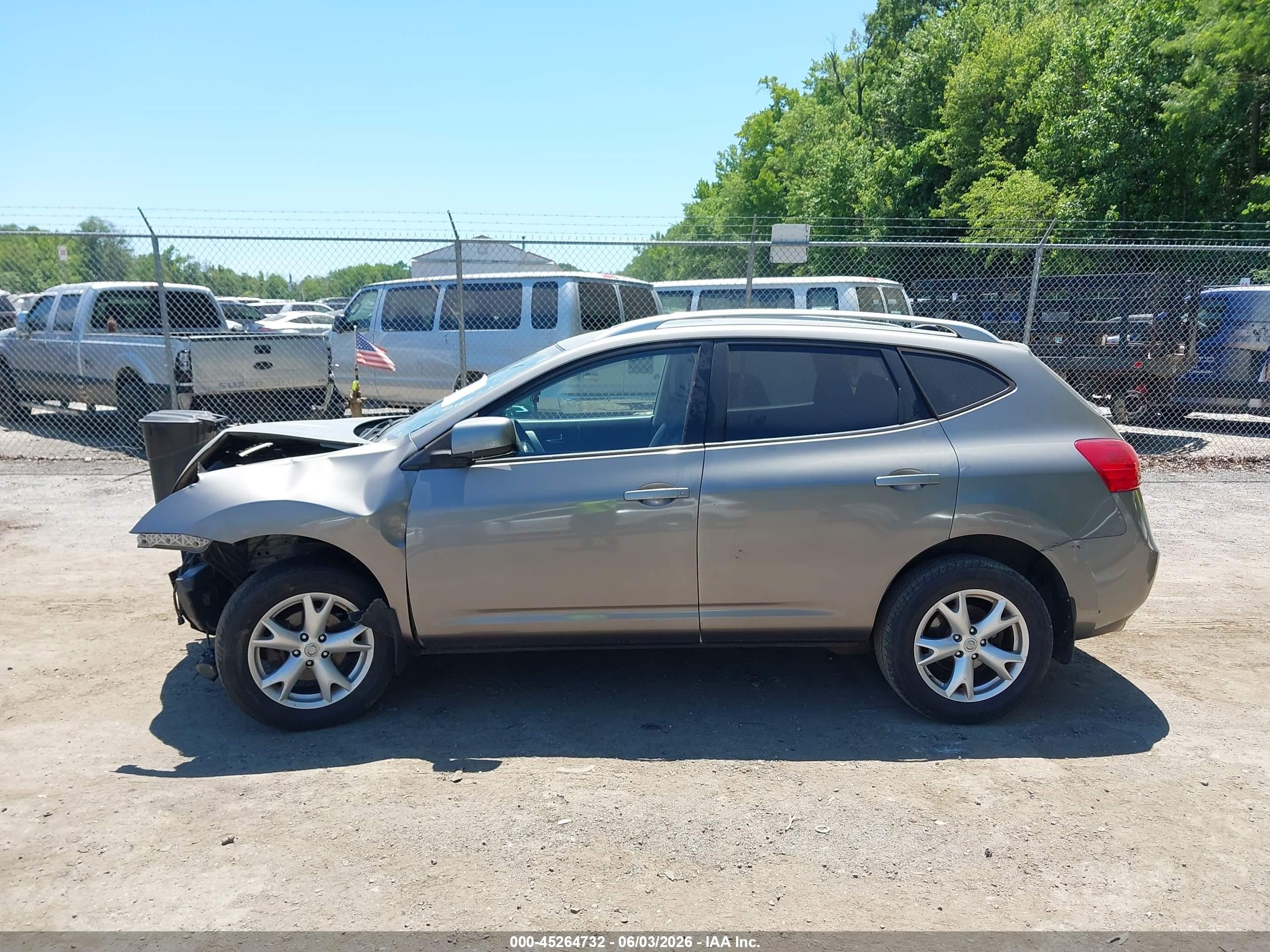 2008 Nissan Rogue Sl Gray vin: JN8AS58T38W306665