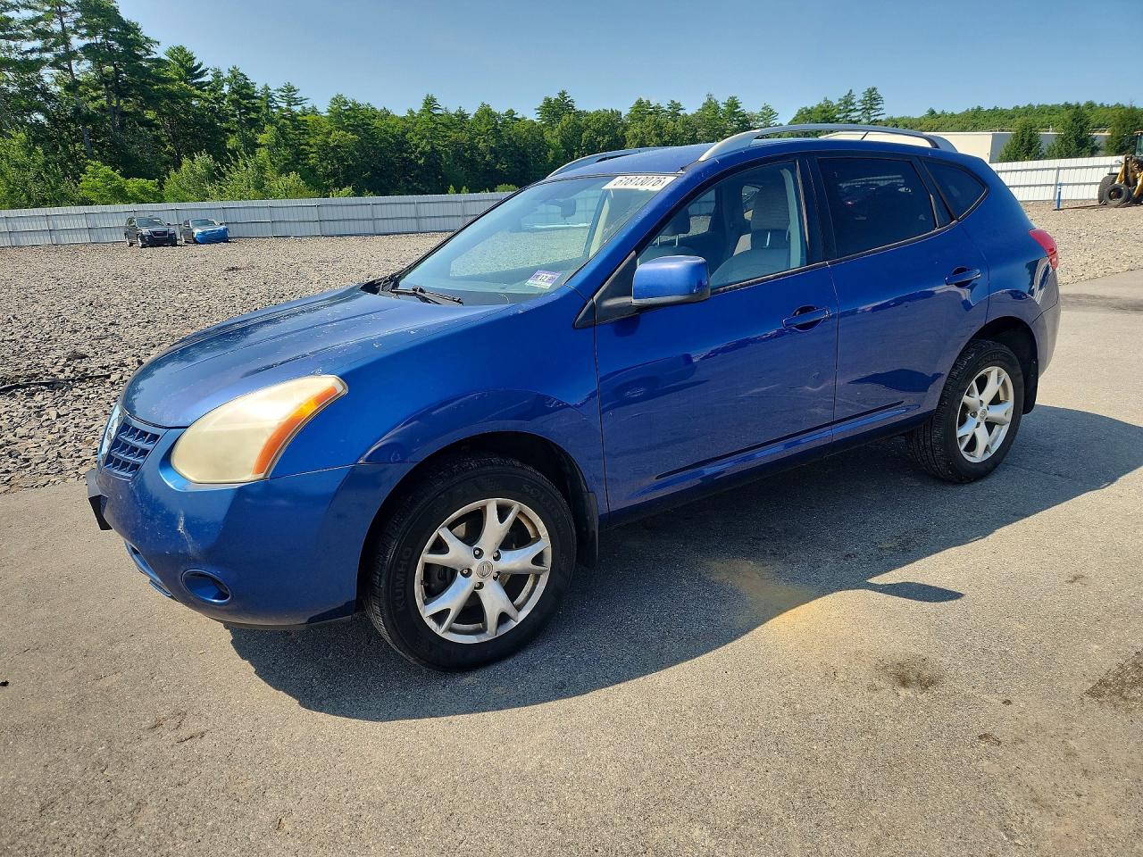 2009 Nissan Rogue S Blue vin: JN8AS58T39W042543
