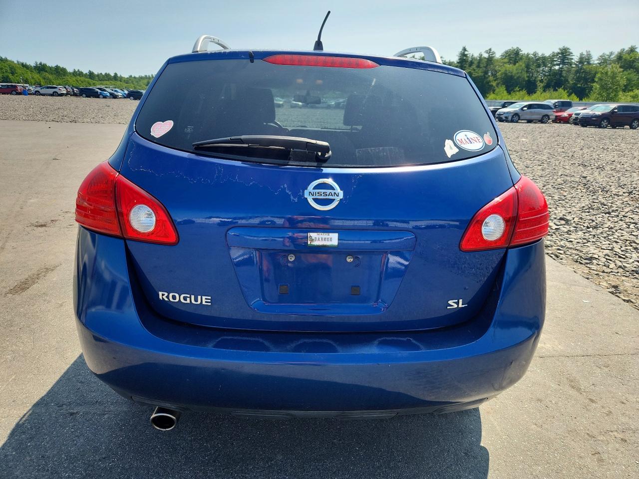 2009 Nissan Rogue S Blue vin: JN8AS58T39W042543