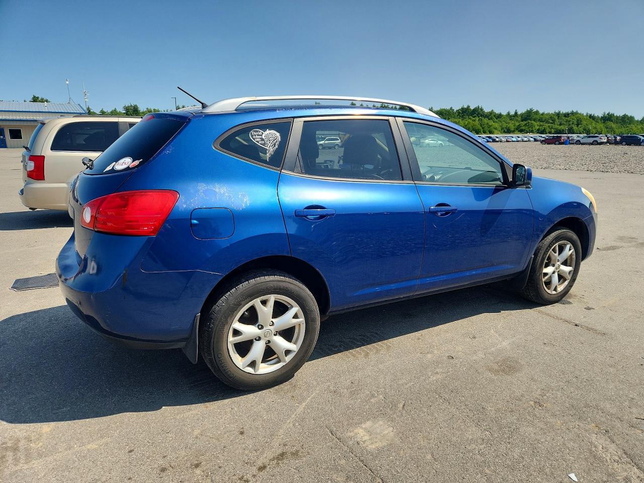 2009 Nissan Rogue S Blue vin: JN8AS58T39W042543