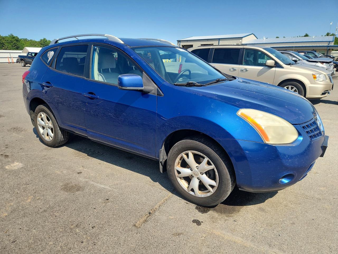 2009 Nissan Rogue S Blue vin: JN8AS58T39W042543