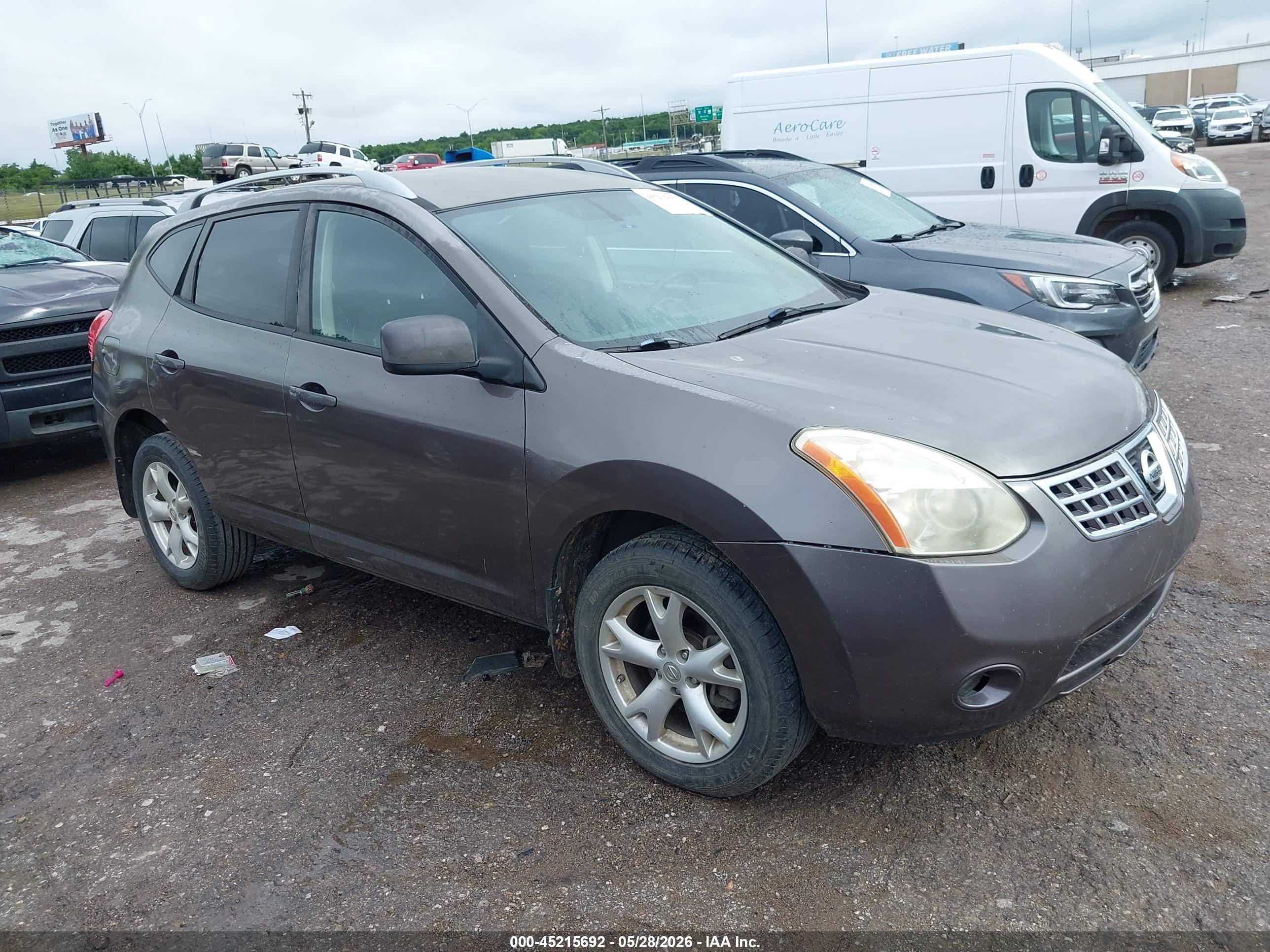 2009 Nissan Rogue Sl Gray vin: JN8AS58T39W047077