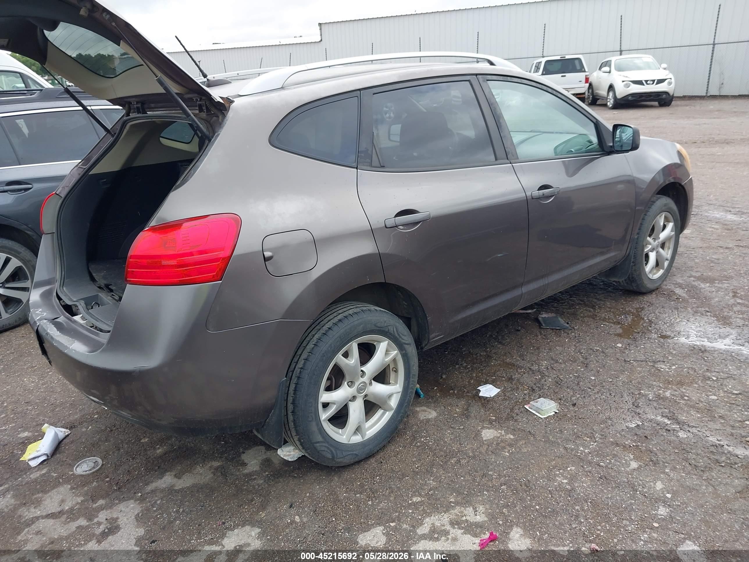 2009 Nissan Rogue Sl Gray vin: JN8AS58T39W047077