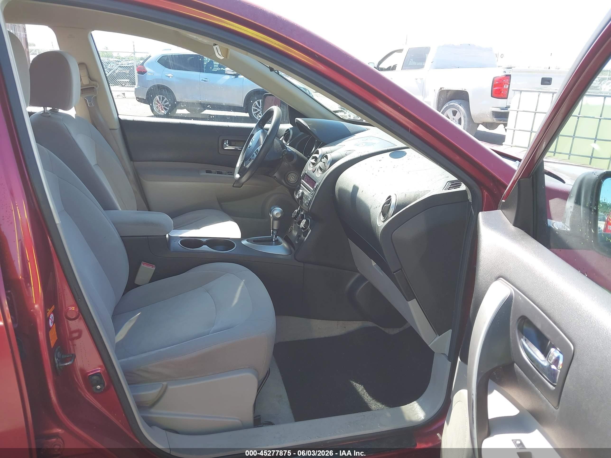 2009 Nissan Rogue S Red vin: JN8AS58T39W055597