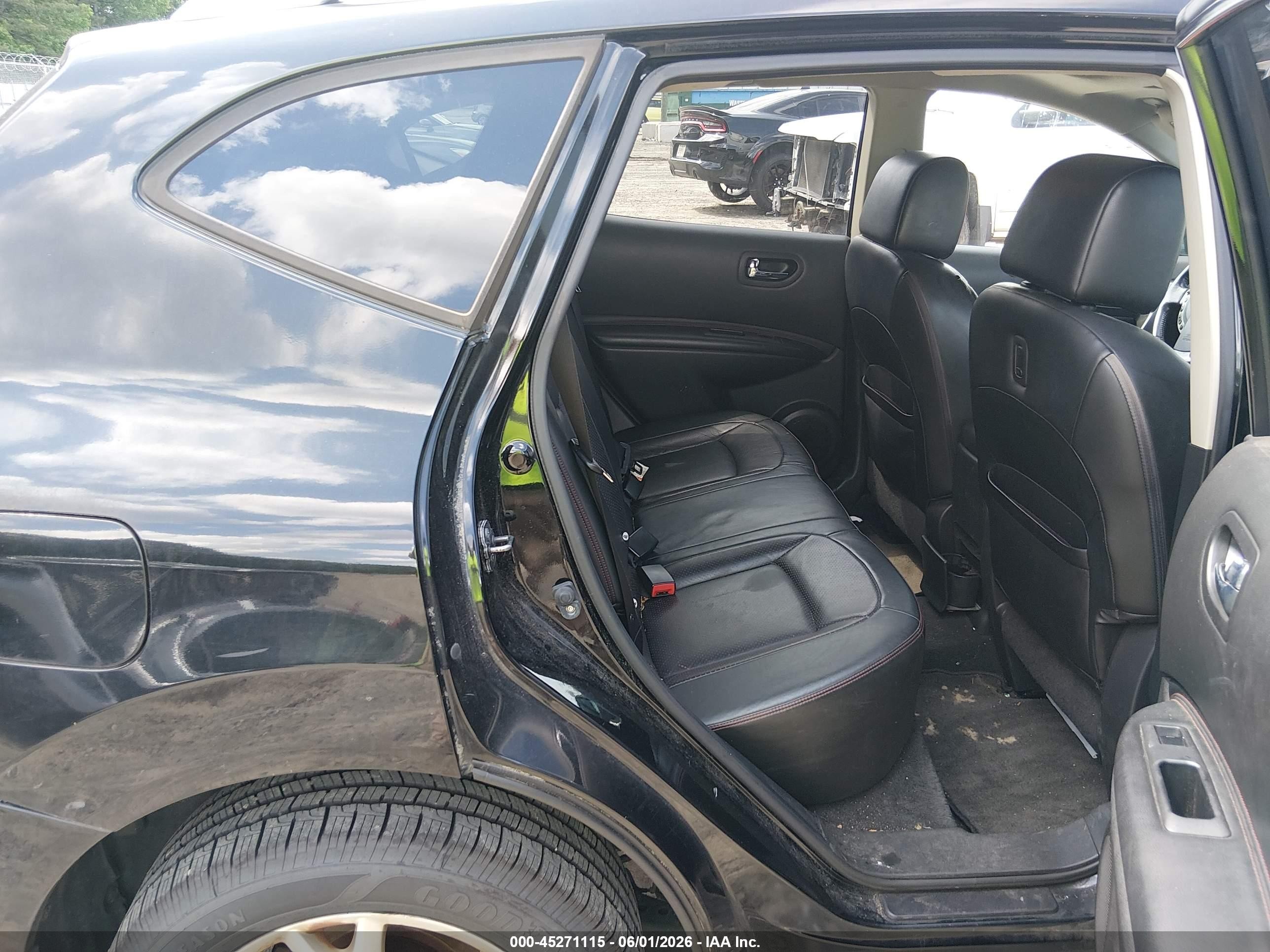 2009 Nissan Rogue Sl Black vin: JN8AS58T39W056698