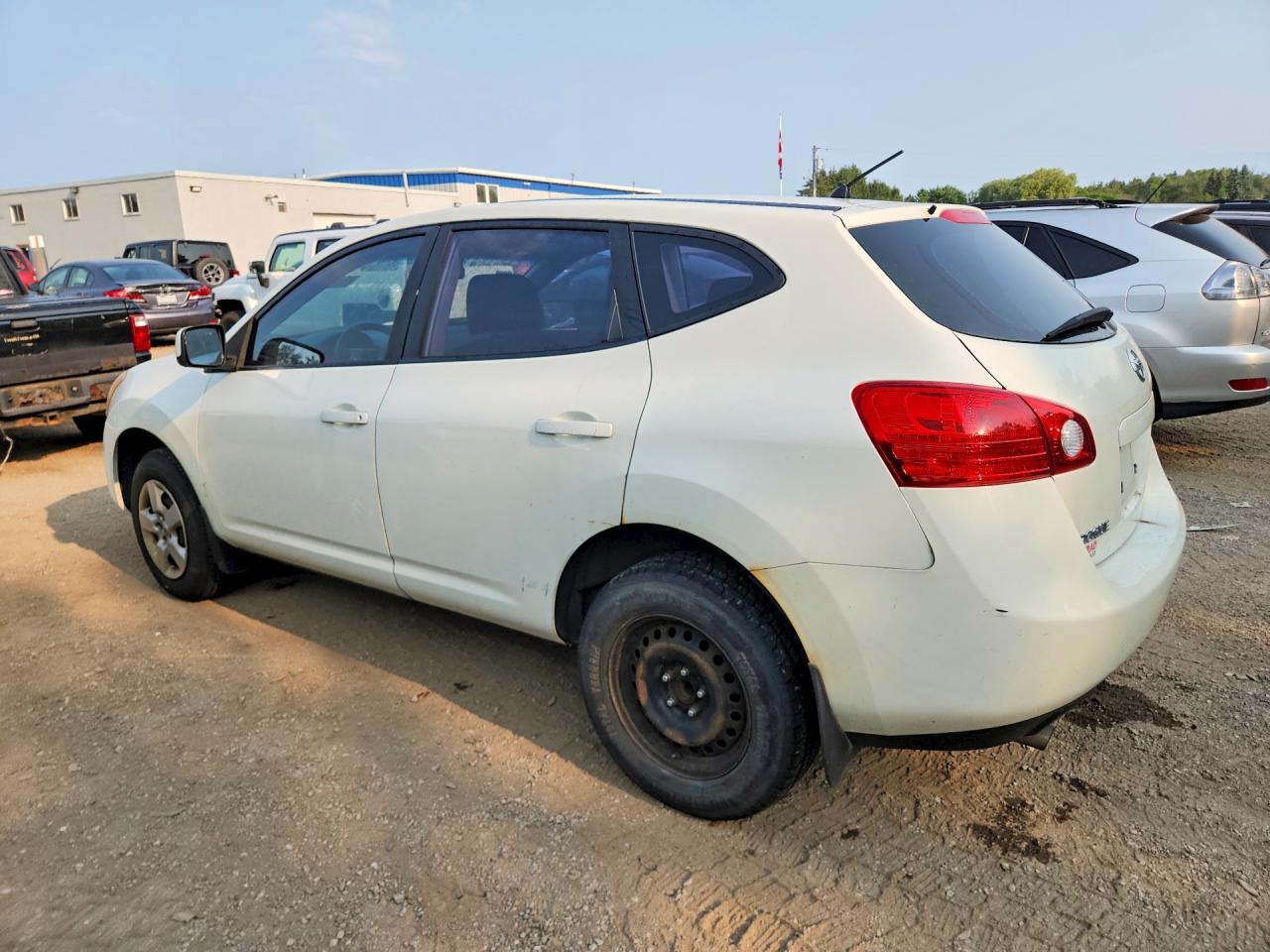 2009 Nissan Rogue S White vin: JN8AS58T39W058645