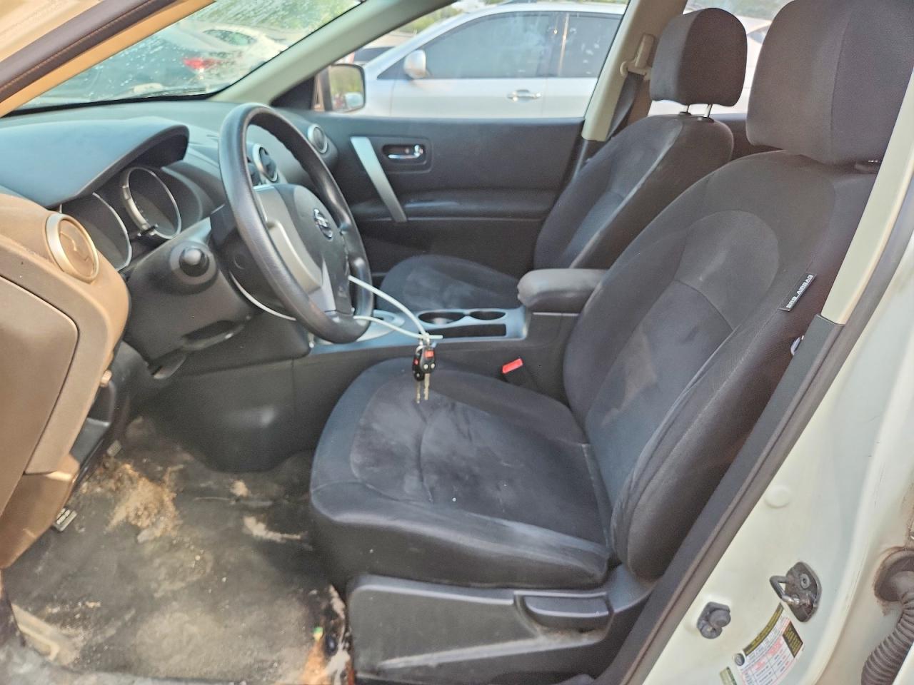 2009 Nissan Rogue S White vin: JN8AS58T39W058645