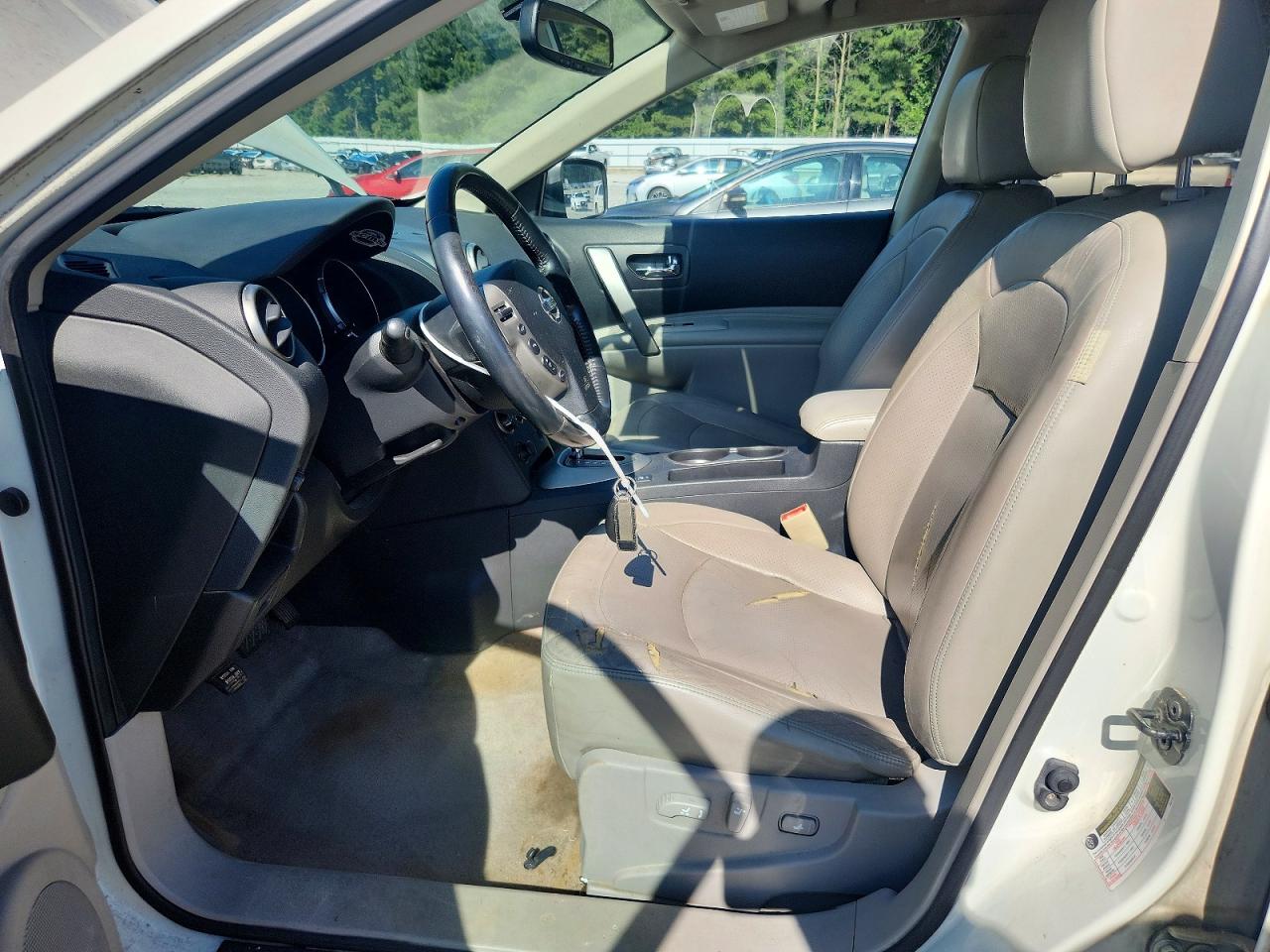 2009 Nissan Rogue S White vin: JN8AS58T39W321930